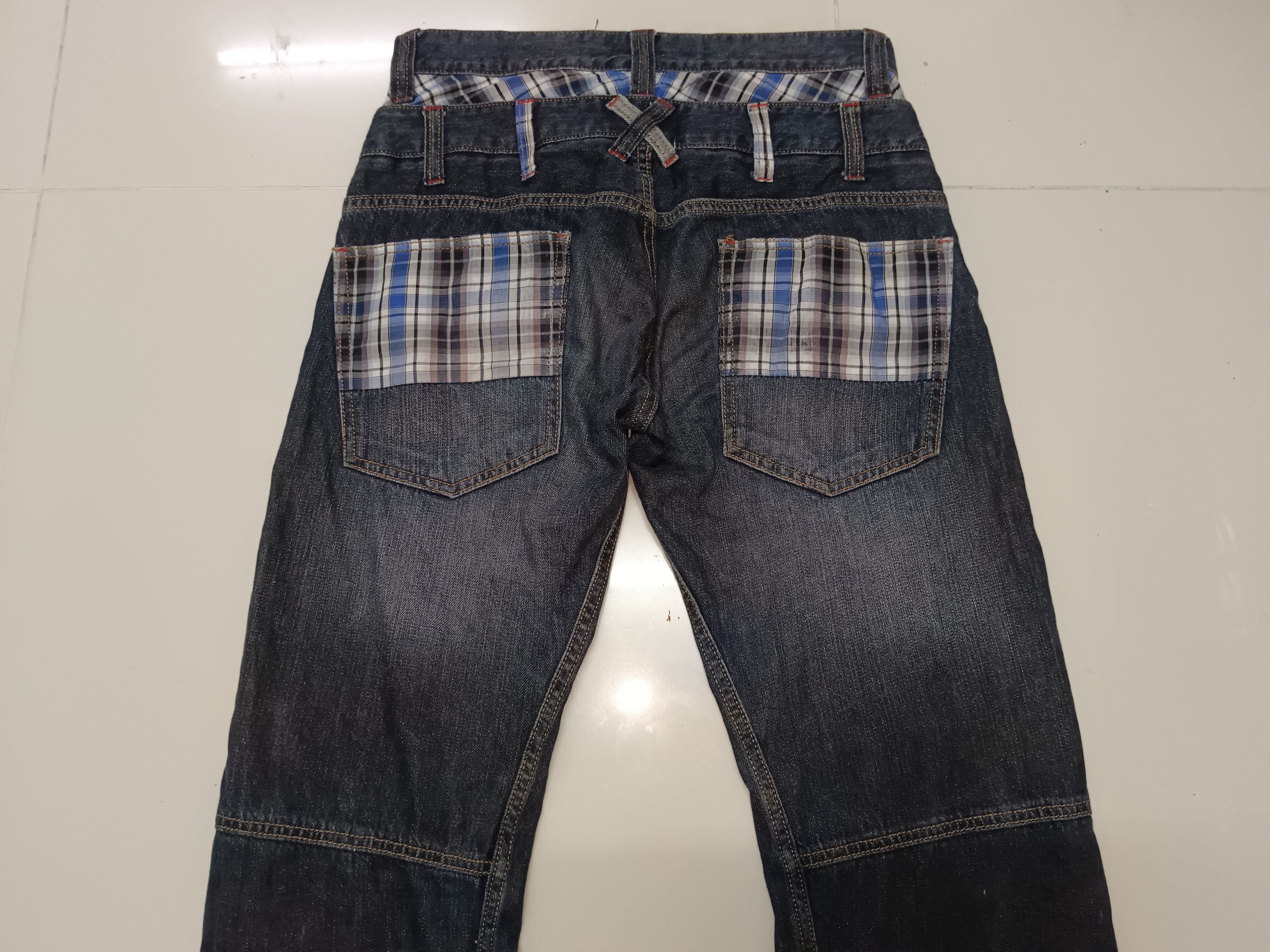 14th Addiction × If Six Was Nine Flare Jack Serika Double Waist Jeans Size US 30 / EU 46 - 6 Thumbnail