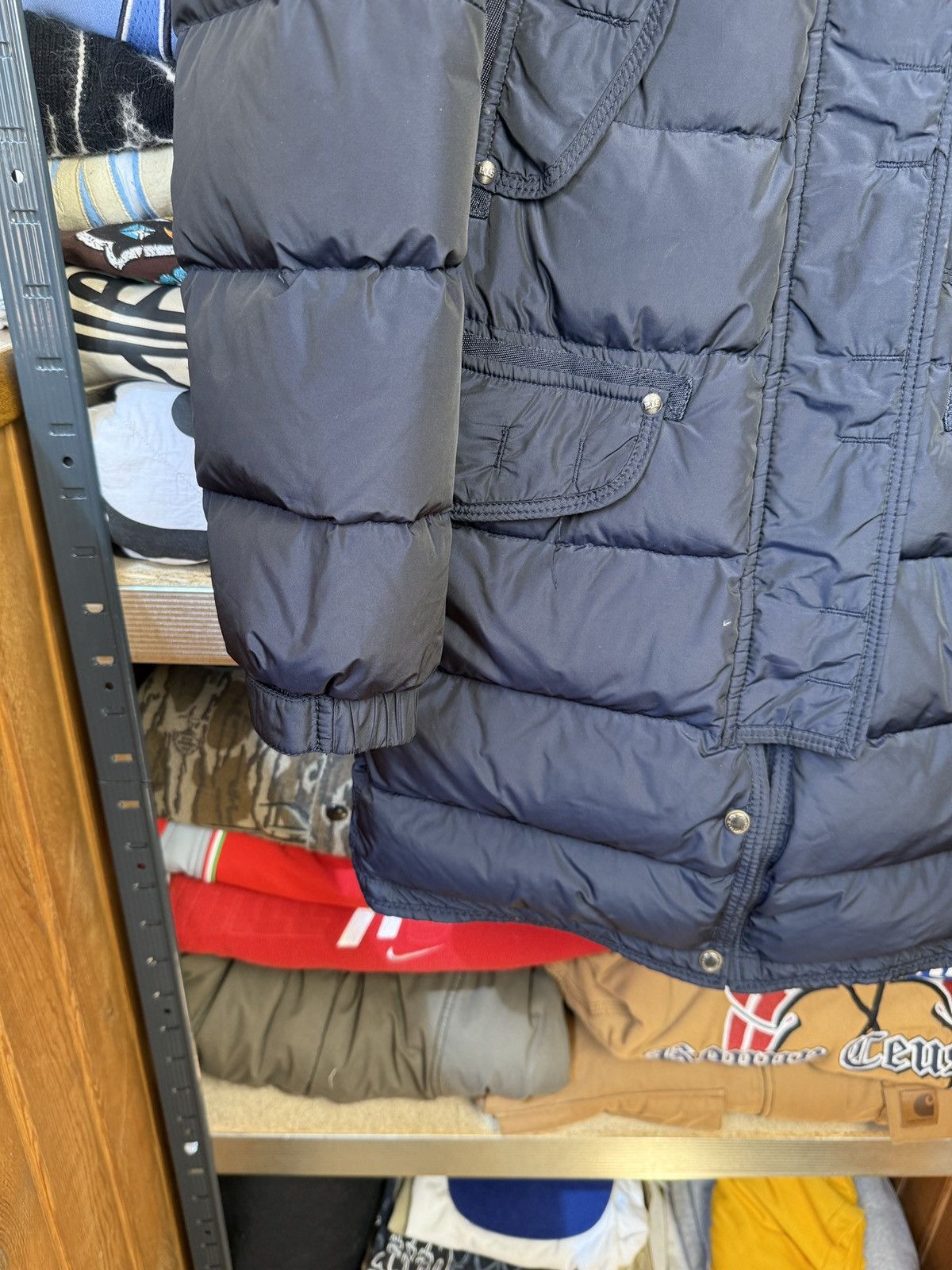 Parajumpers Parajumpers Puffer Down Jacket Super Lightweight Beige Logo Size XS / US 0-2 / IT 36-38 - 3 Thumbnail