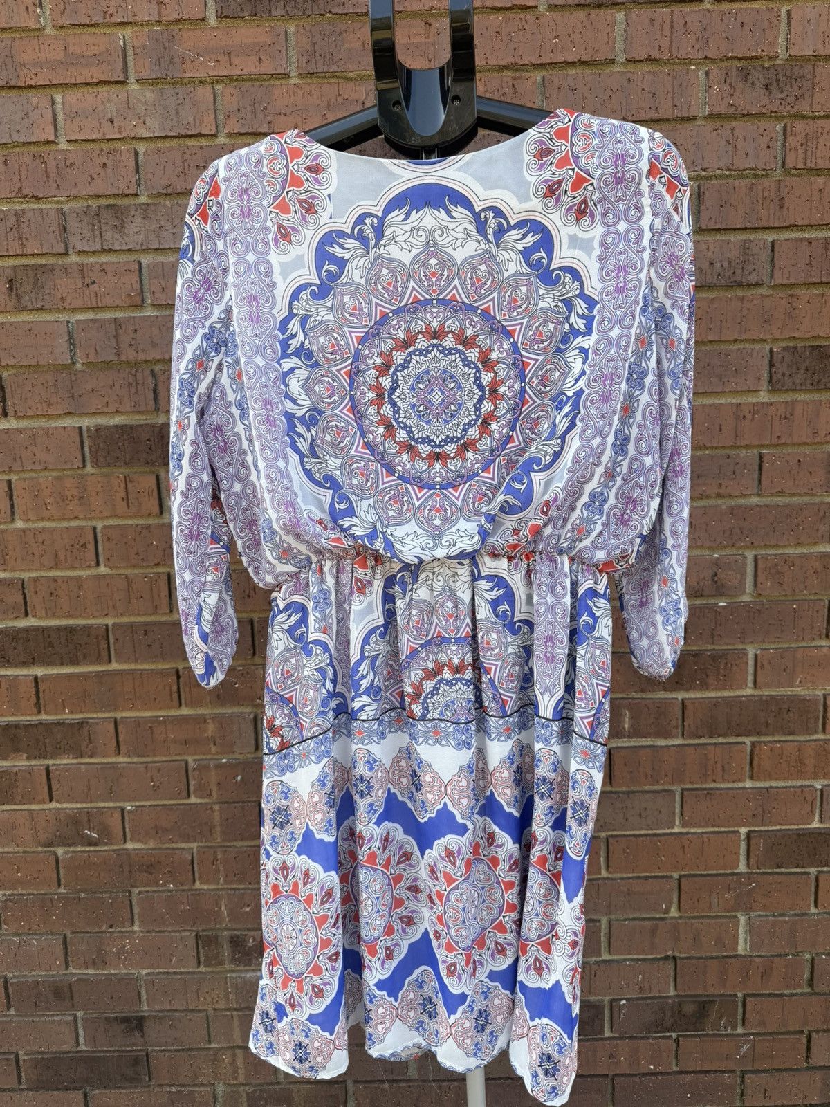 Other Tacera Boho Dress Bohemian Knee Length Multicolor Pattern Size M / US 6-8 / IT 42-44 - 7 Thumbnail