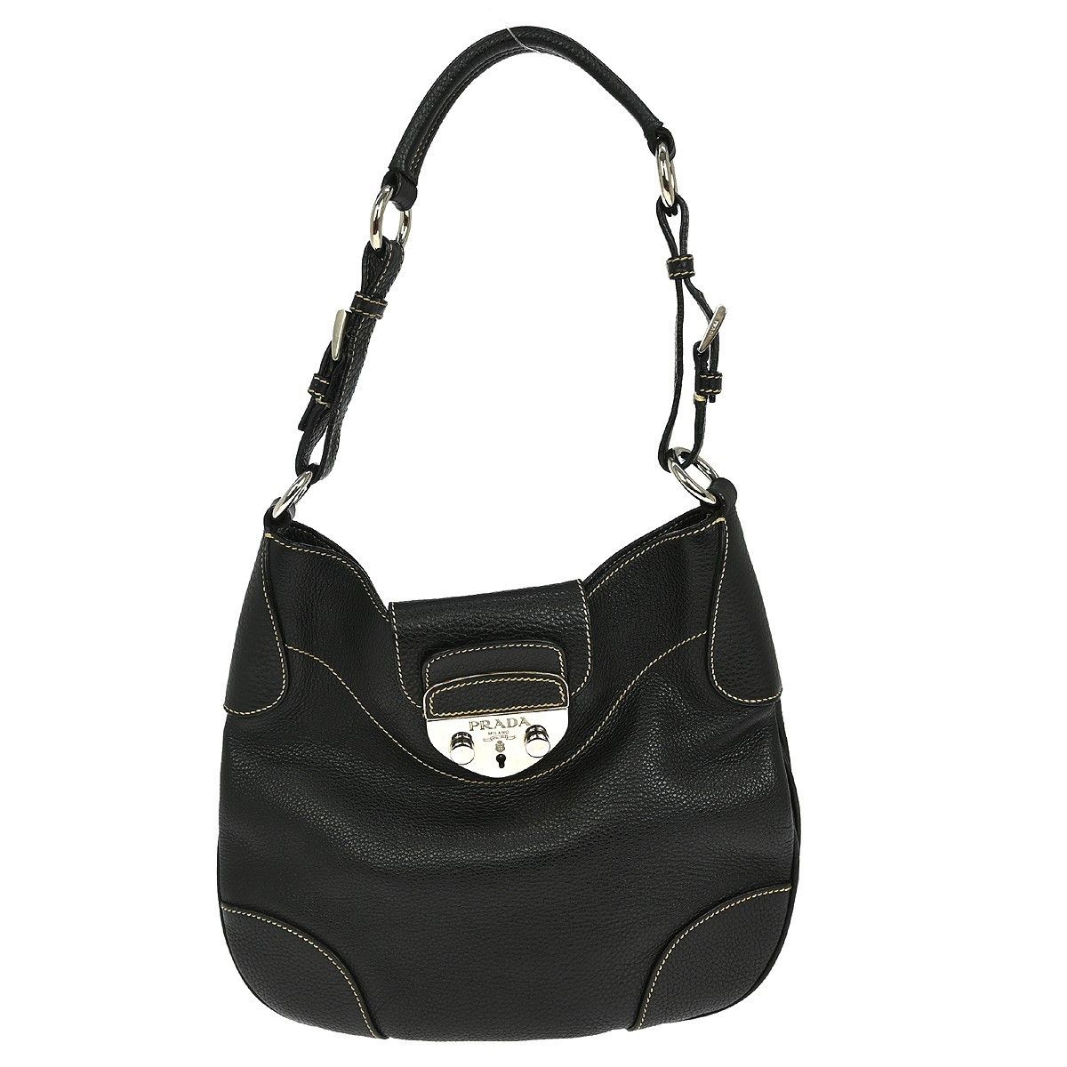 Prada Prada Vintage Shoulder Bag Leather Size ONE SIZE - 1 Thumbnail