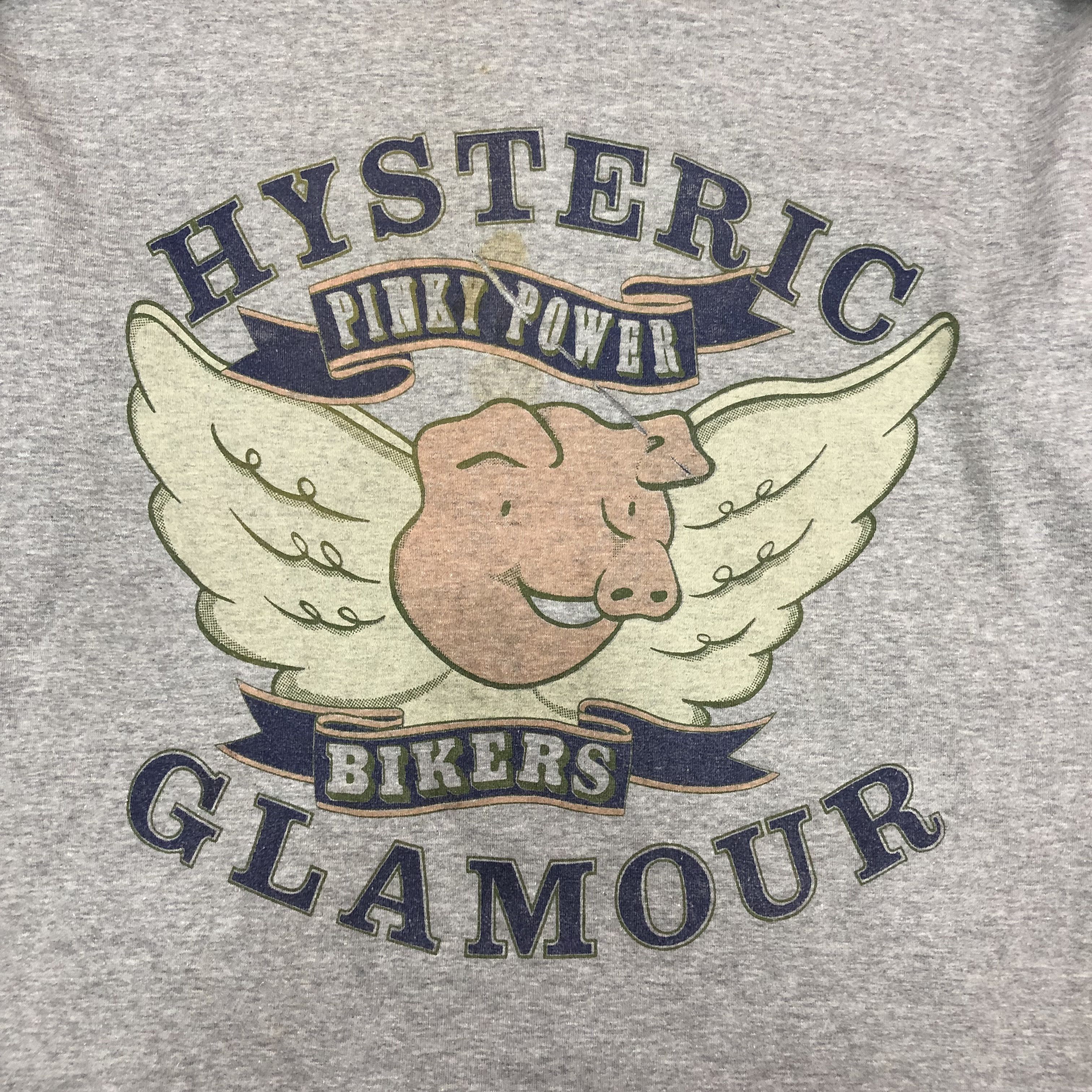 Hysteric Glamour Early 90s Vintage PINKY POWER BIKERS Sweatshirt #1685/05 Size US XL / EU 56 / 4 - 2 Thumbnail