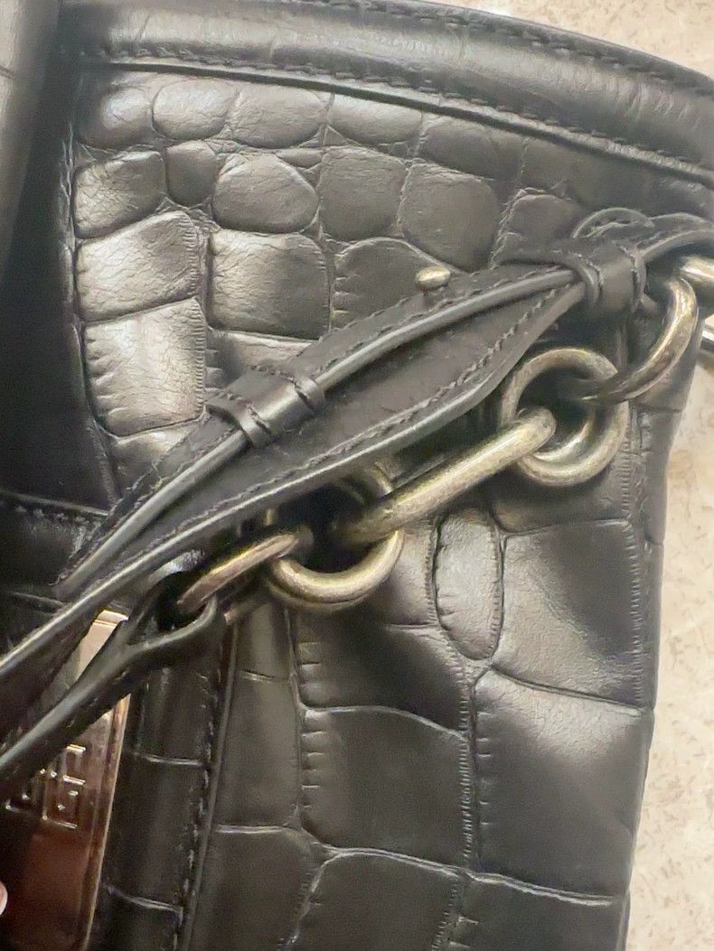 Givenchy Givenchy Crocodile Grain Vintage Style Size ONE SIZE - 6 Thumbnail