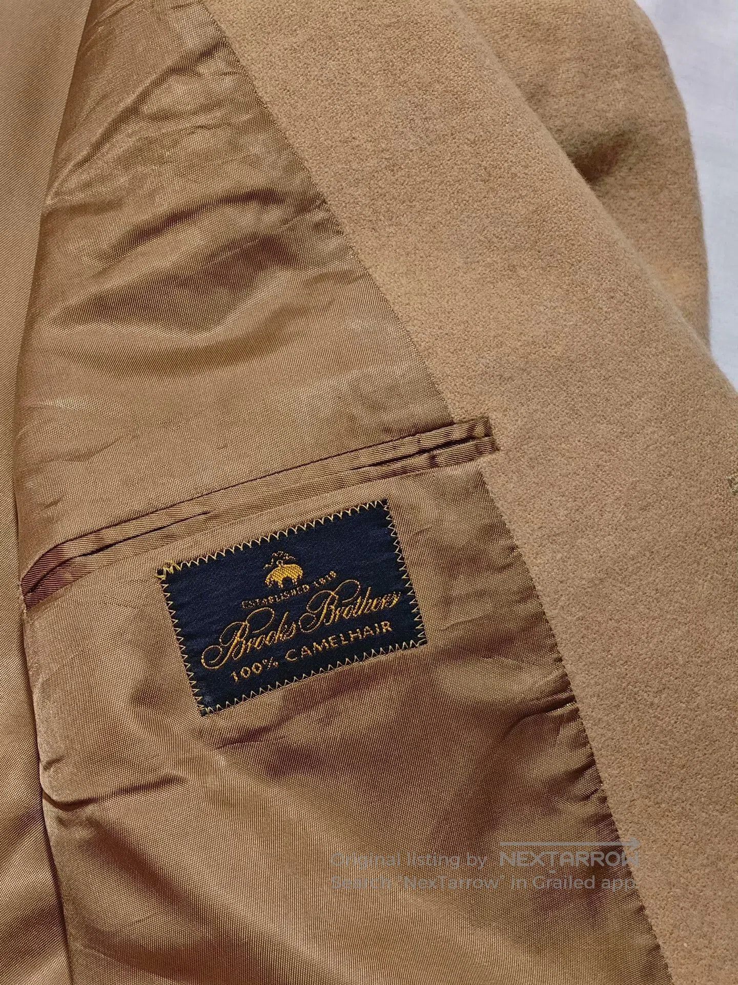 Brooks Brothers Brooks Brothers Camel Hair Blazer. Size US L / EU 52-54 / 3 - 8 Thumbnail