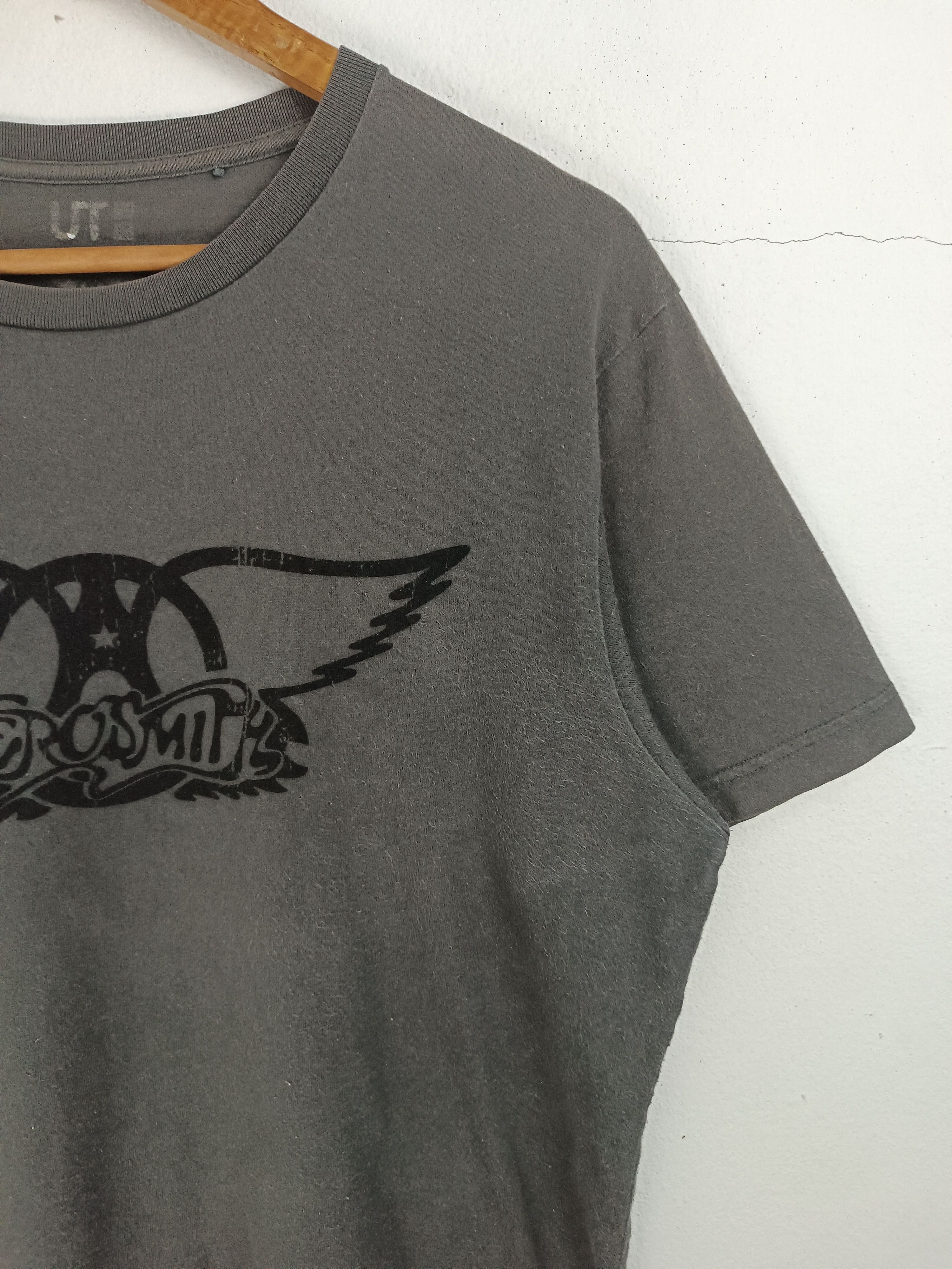 Vintage VINTAGE AEROSMITH CLASSIC LOGO ROCK TEE scorpions acdc u2 Size US L / EU 52-54 / 3 - 6 Thumbnail