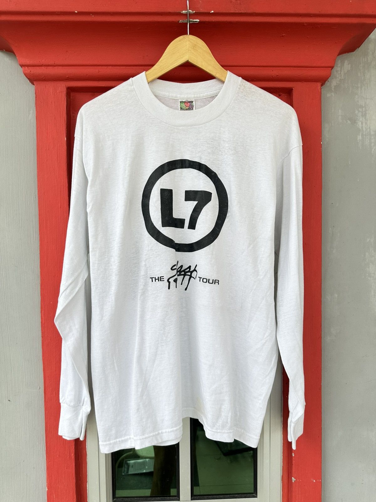 Band Tees Vintage 90s L7 The Slash Tour Band LS Tee Size US L / EU 52-54 / 3 - 1 Thumbnail