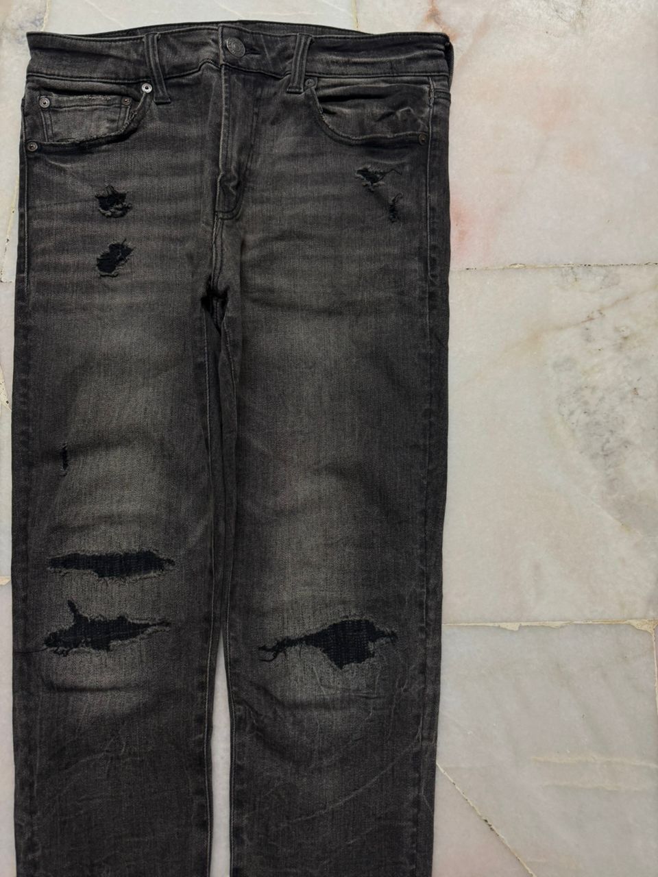 Japanese Brand 💥Insane💥Amiri Style Distress Ripped By American Eagle Size US 30 / EU 46 - 5 Thumbnail