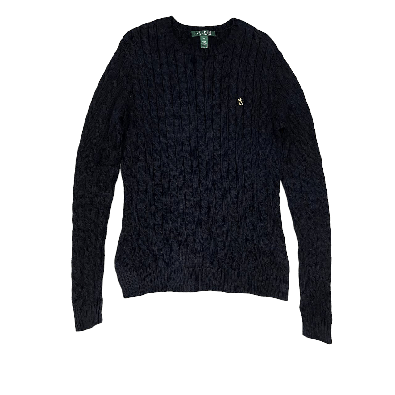 Image of Lauren Ralph Lauren x Polo Ralph Lauren Vintage Laurent Ralph Laurent Knitwear in Navy (Size XS)