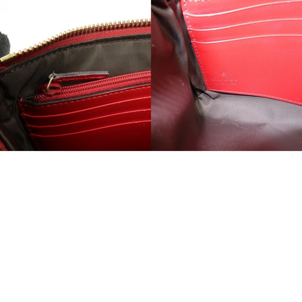 Gucci Gucci Guccissima Leather Chain Shoulder Bag Red Size ONE SIZE - 8 Thumbnail