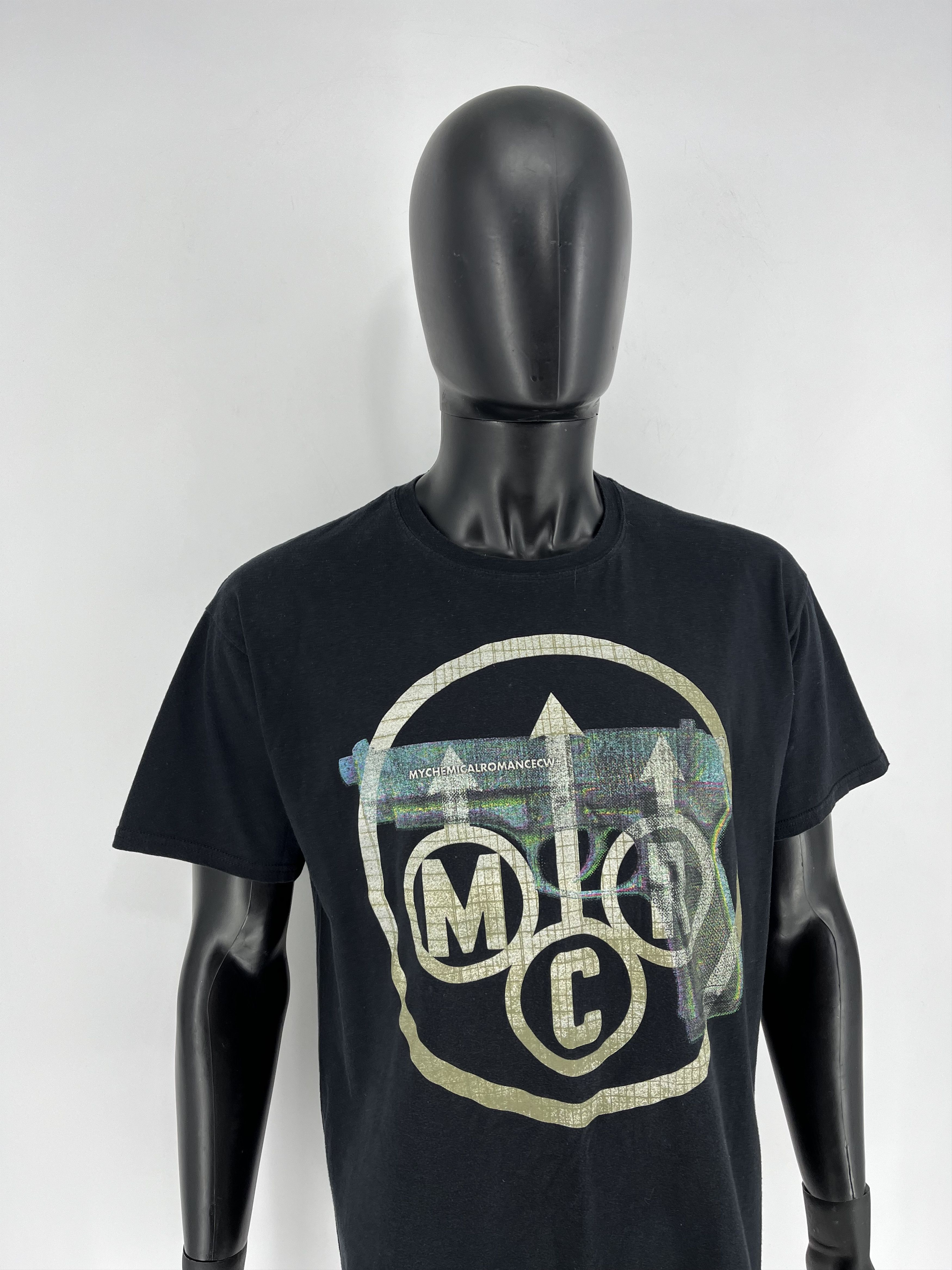 Band Tees × Vintage Vintage Y2K MY CHEMICAL ROMANCE Band T-shirt Streetwear 90s Size US XL / EU 56 / 4 - 3 Thumbnail