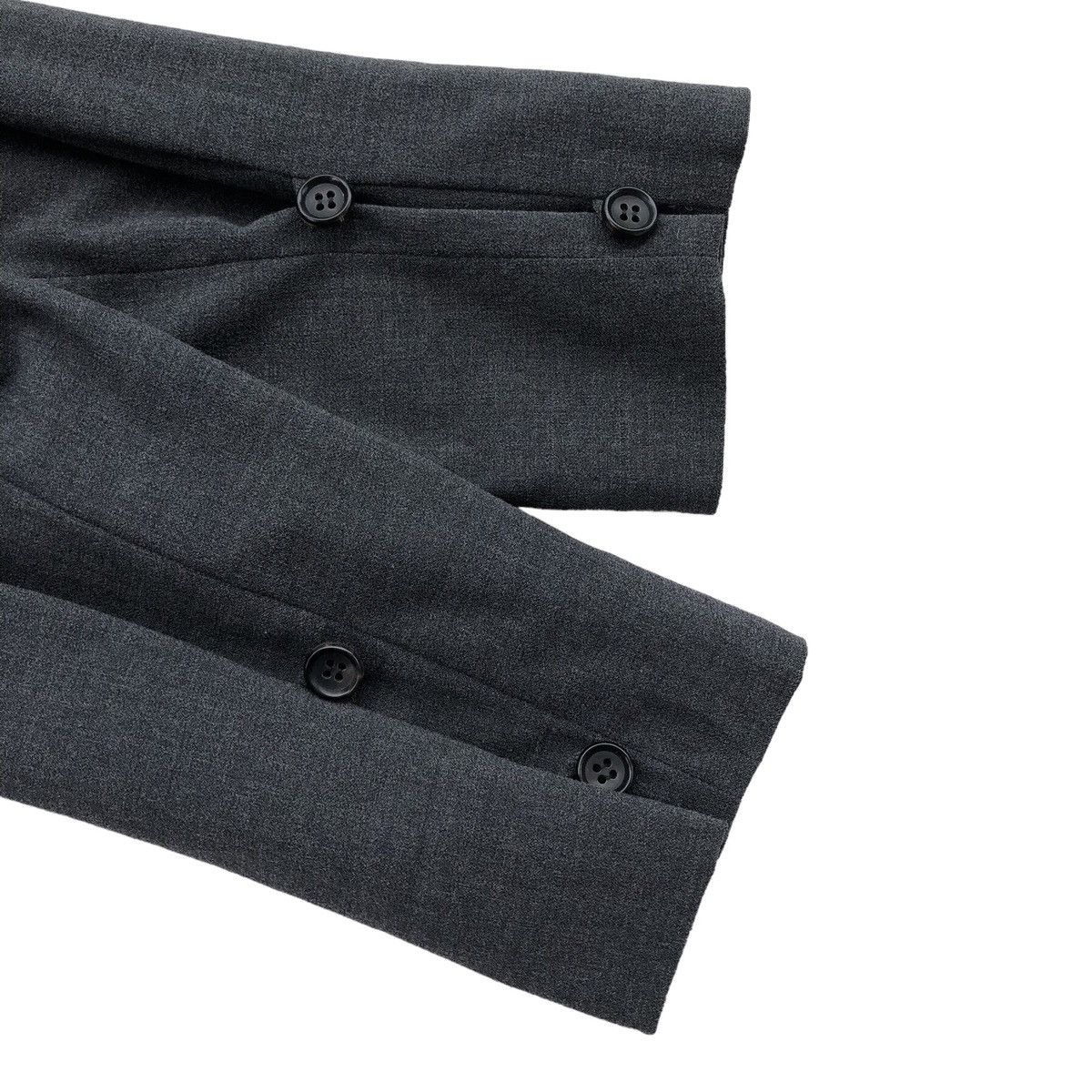 Issey Miyake Plantation Issey Miyake Grey Double Breasted Jacket / Blazer Size M / US 6-8 / IT 42-44 - 7 Thumbnail