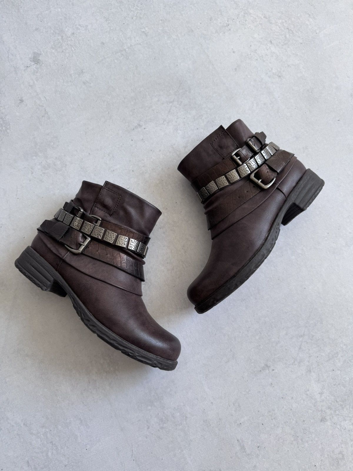 If Six Was Nine Vintage A.S 98 Style Italy Designer Women’s Stripped Boots Size US 6.5 / IT 36.5 - 1 Thumbnail