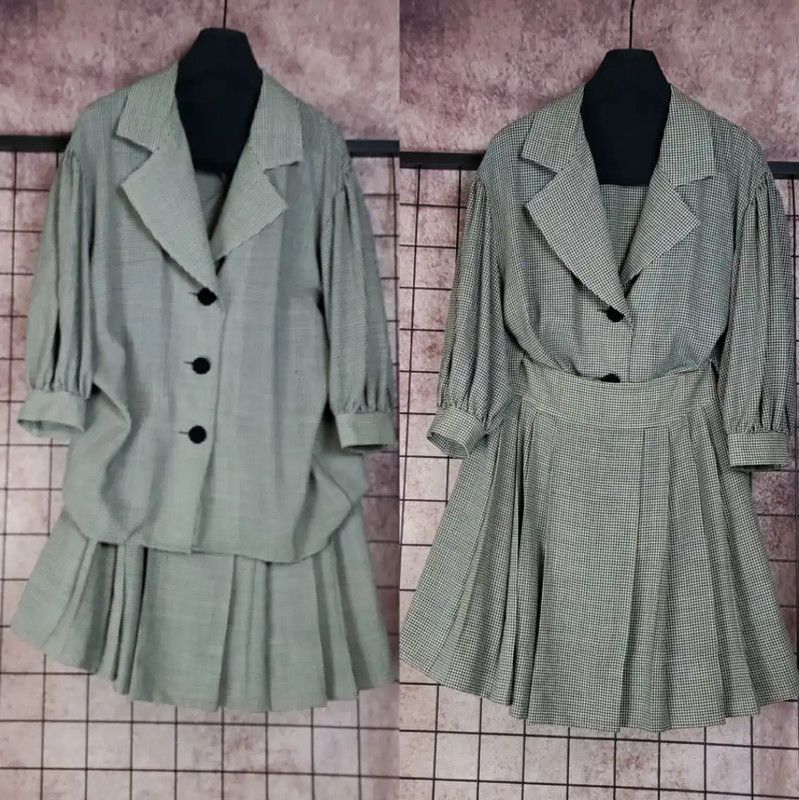 Yves Saint Laurent YSL Summer White Wool Houndstooth Cardigan 0089 Size M / US 6-8 / IT 42-44 - 1 Thumbnail