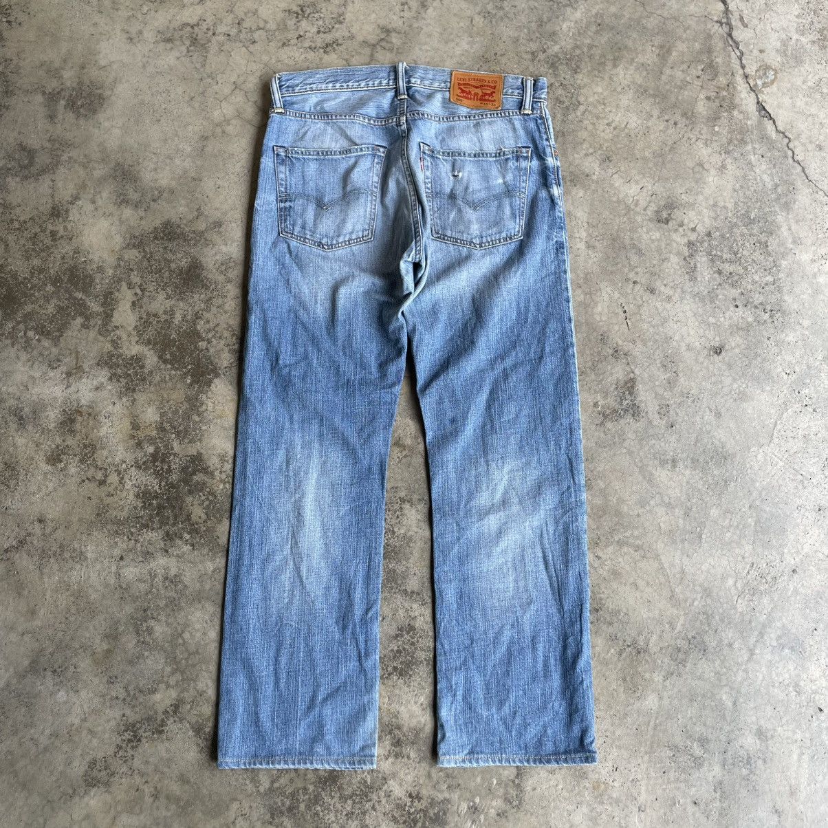 Levi's Vintage Clothing 🔥Vintage Levis 502 Stoned Washed Ripped Distress Denim Jeans Size US 34 / EU 50 - 4 Thumbnail