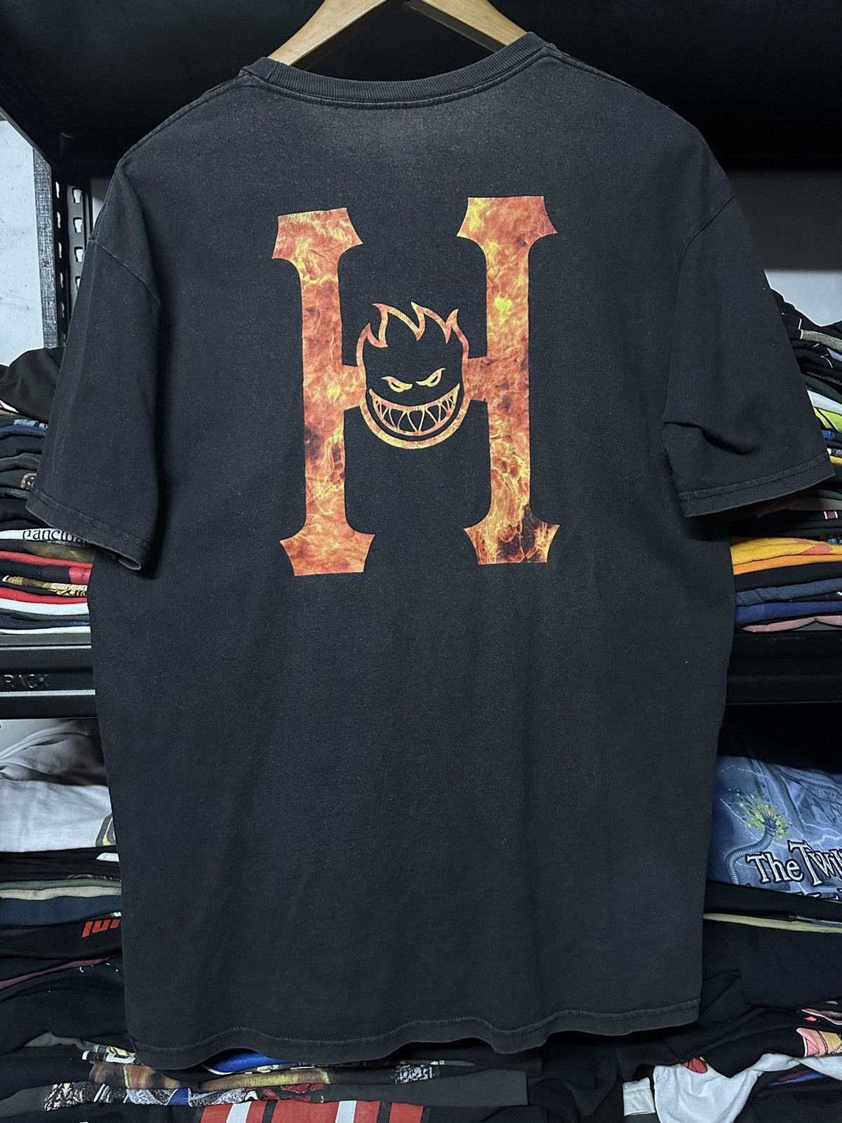 Huf Spitfire Skateboard Sun Faded Tee