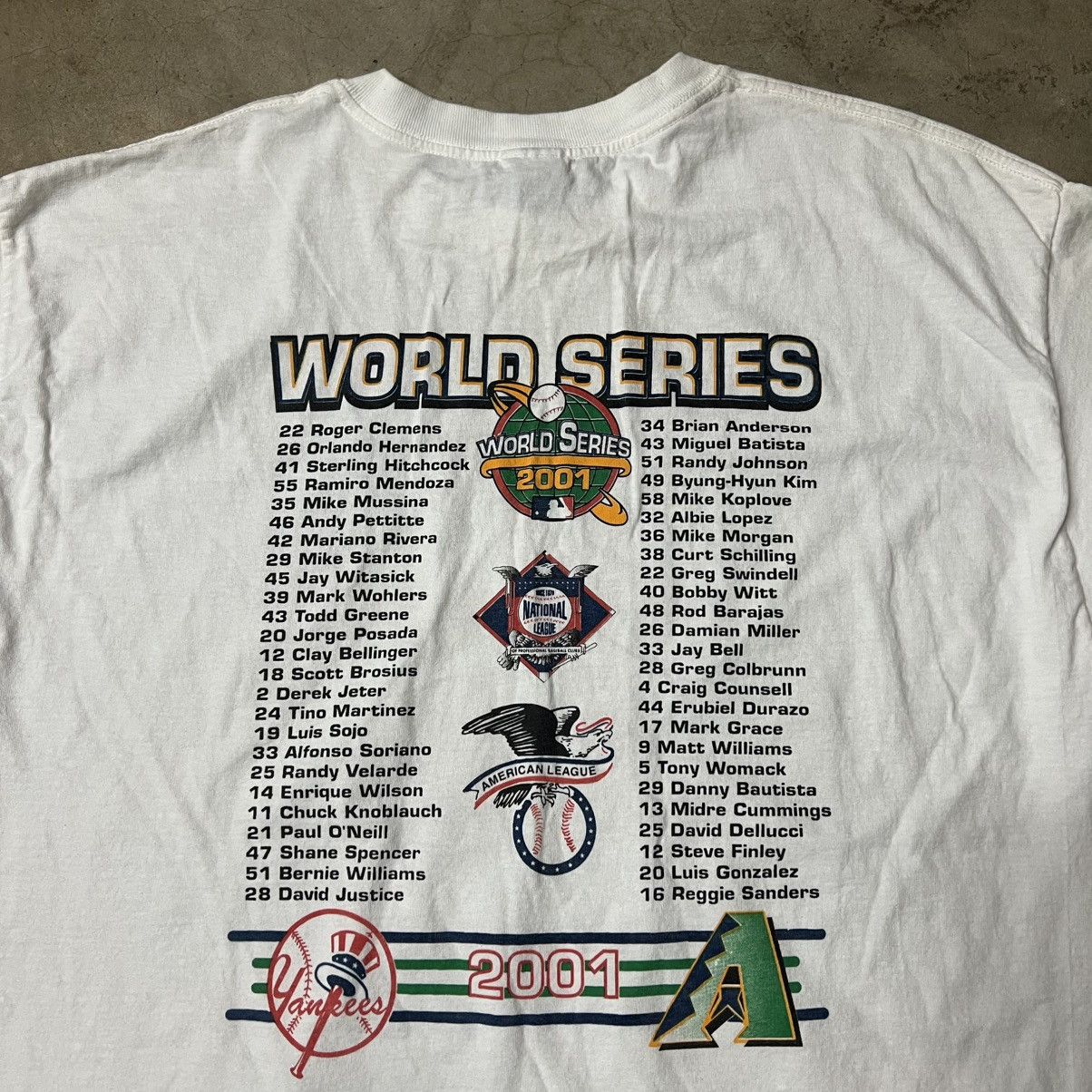 NFL × New York Yankees × Vintage Vintage 2001 MLB Yankees vs Diamondbacks World Series Shirt Size US XL / EU 56 / 4 - 5 Thumbnail