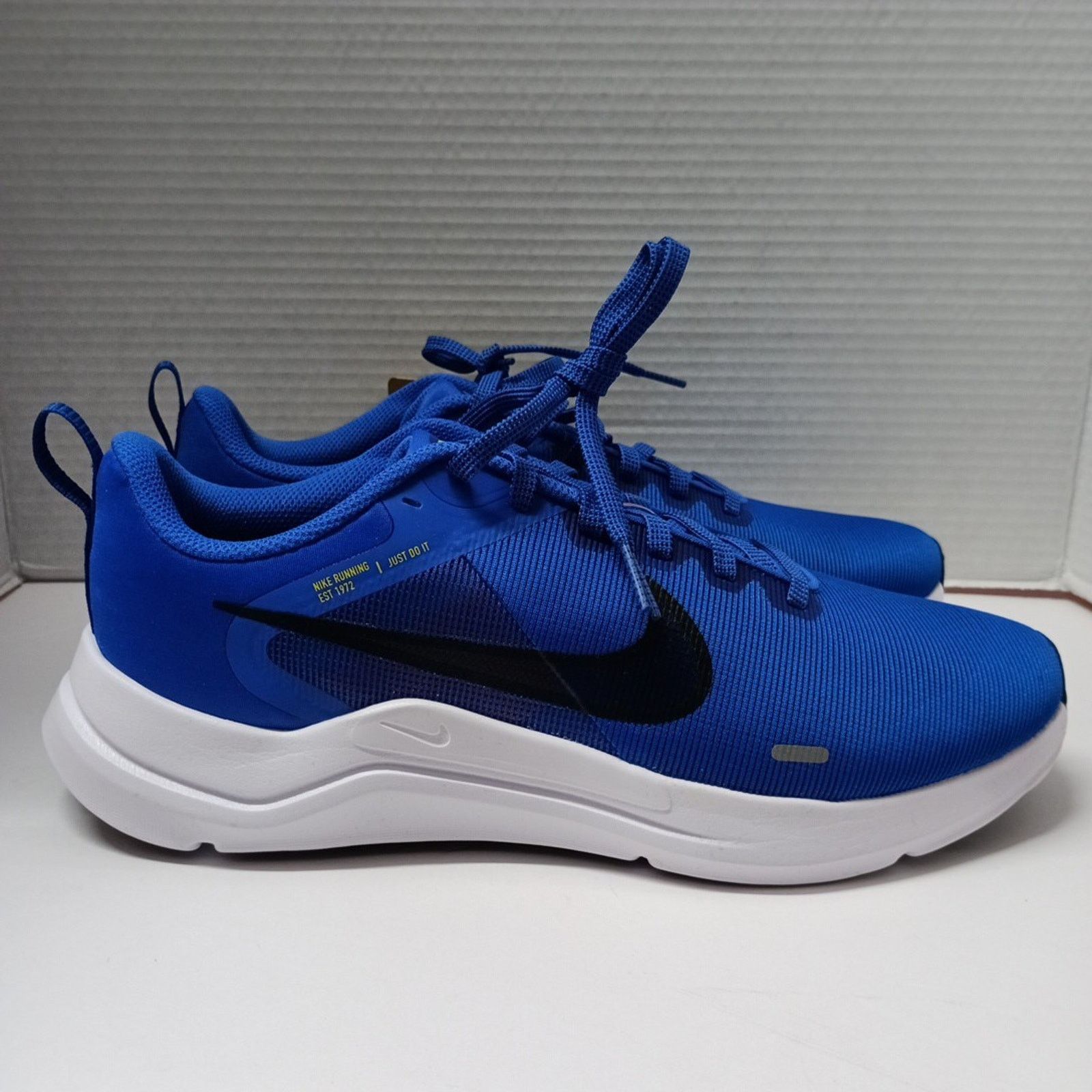 Nike Nike Downshifter 12 Running Shoes Men's Size 10 Blue Black Size US 10 / EU 43 - 1 Thumbnail