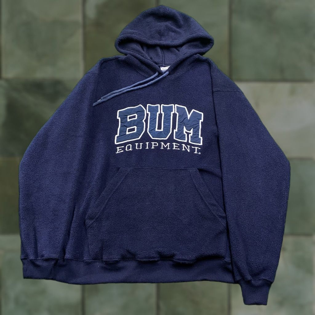 Equipment VINTAGE BUM Equipment Hoodie Mens S Blue Y2K Surf Grunge Pullover Sweatshirt Size US S / EU 44-46 / 1 - 1 Thumbnail