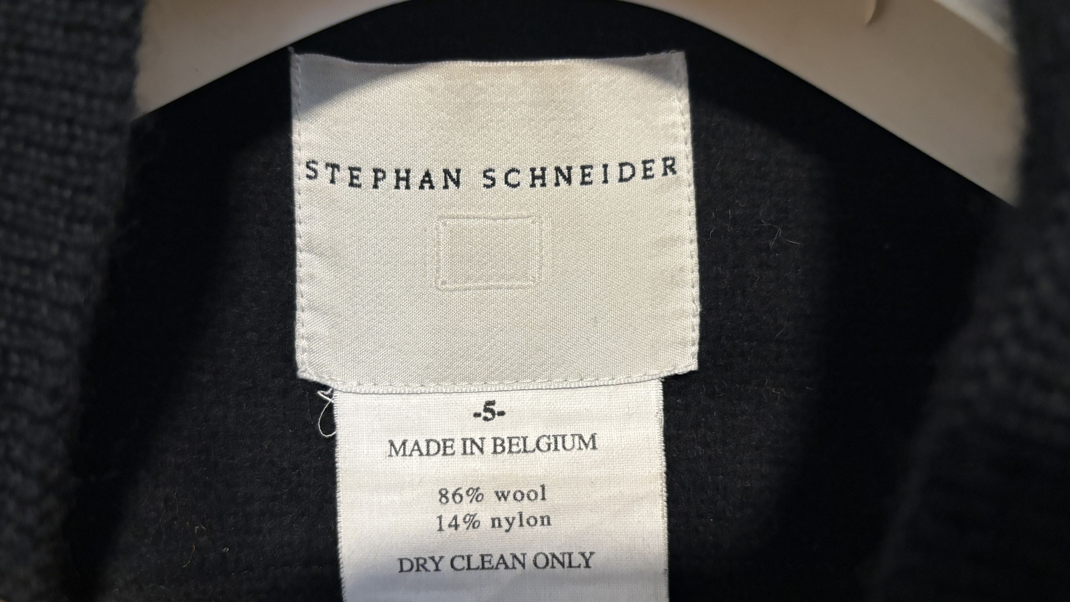 Stephan Schneider Stephan Schneider Black Wool Thinner Bomber Jacket Size V Size US M / EU 48-50 / 2 - 9 Thumbnail