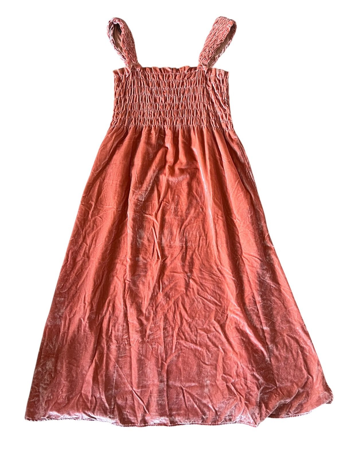 Free People Free People Camille Pink Velvet Midi Dress | XSmall Size XS / US 0-2 / IT 36-38 - 1 Thumbnail