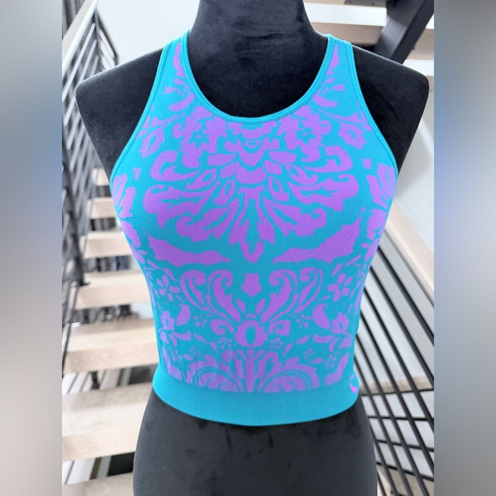 Other New Y2K Athletic Gym Casual Blue and Purple Tank Top size S Size S / US 4 / IT 40 - 3 Thumbnail