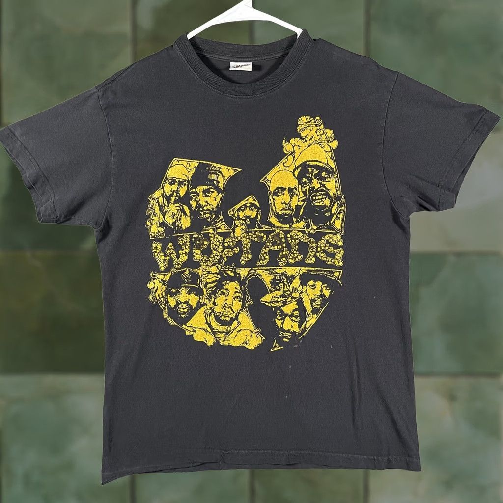 Vintage Wu-Tang Clan Ariarisport Shirt Mens Small Black Hip Hop Graphic Tee Size US S / EU 44-46 / 1 - 1 Thumbnail
