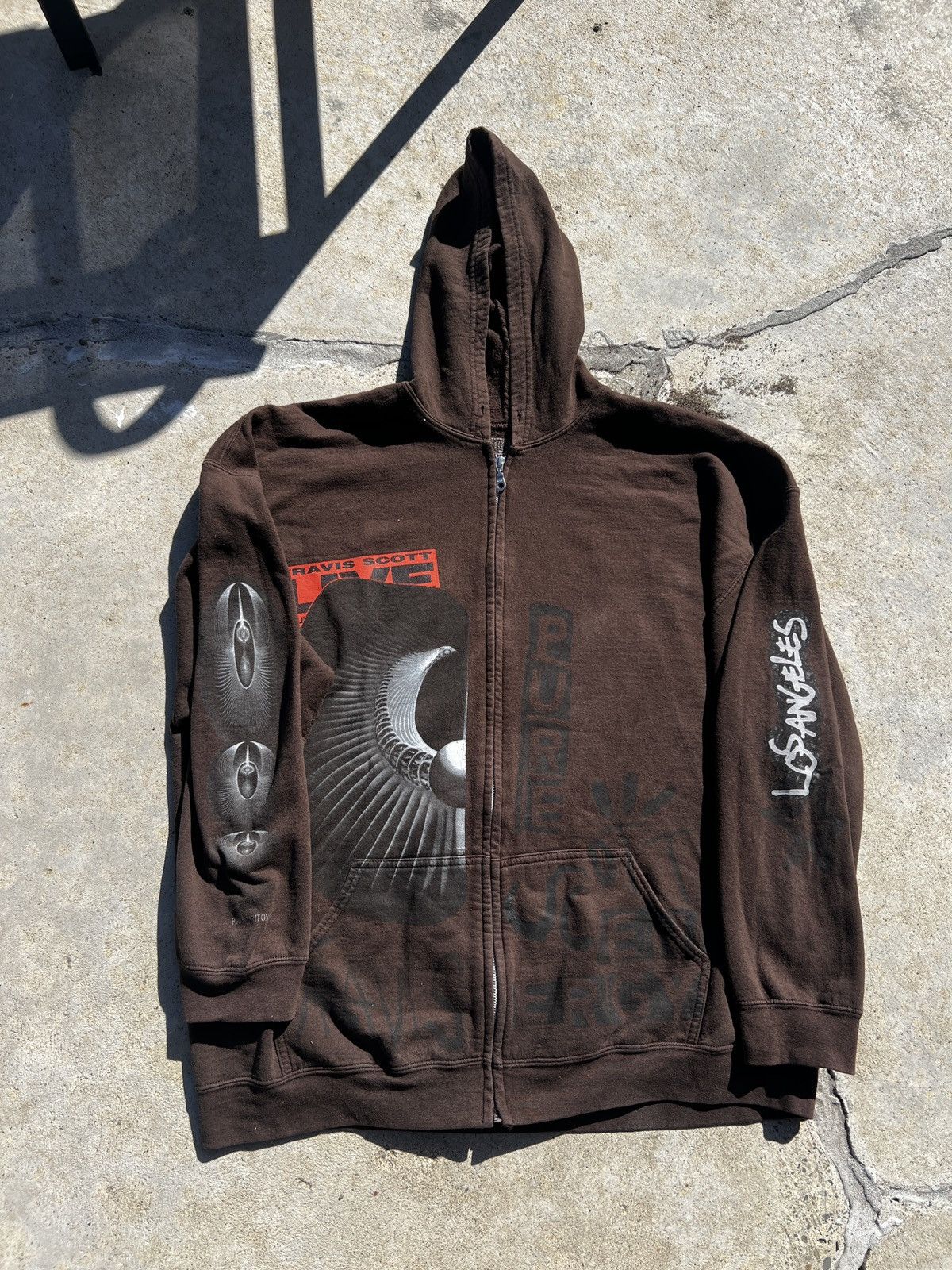 Travis Scott Travis Scott reverse dog zip up xxl | Grailed