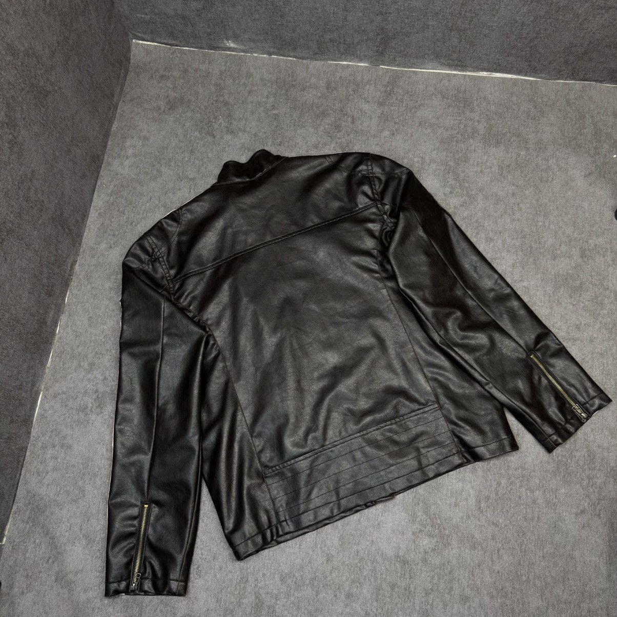 No Fear × Vintage Vintage leather jacket No Fear Racing retro 90s Size US M / EU 48-50 / 2 - 6 Thumbnail