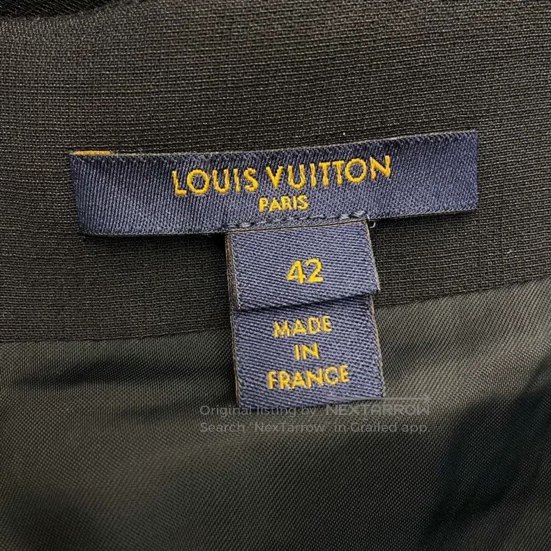 Louis Vuitton Louis Vuitton Solid black skirt Size 41" - 5 Thumbnail