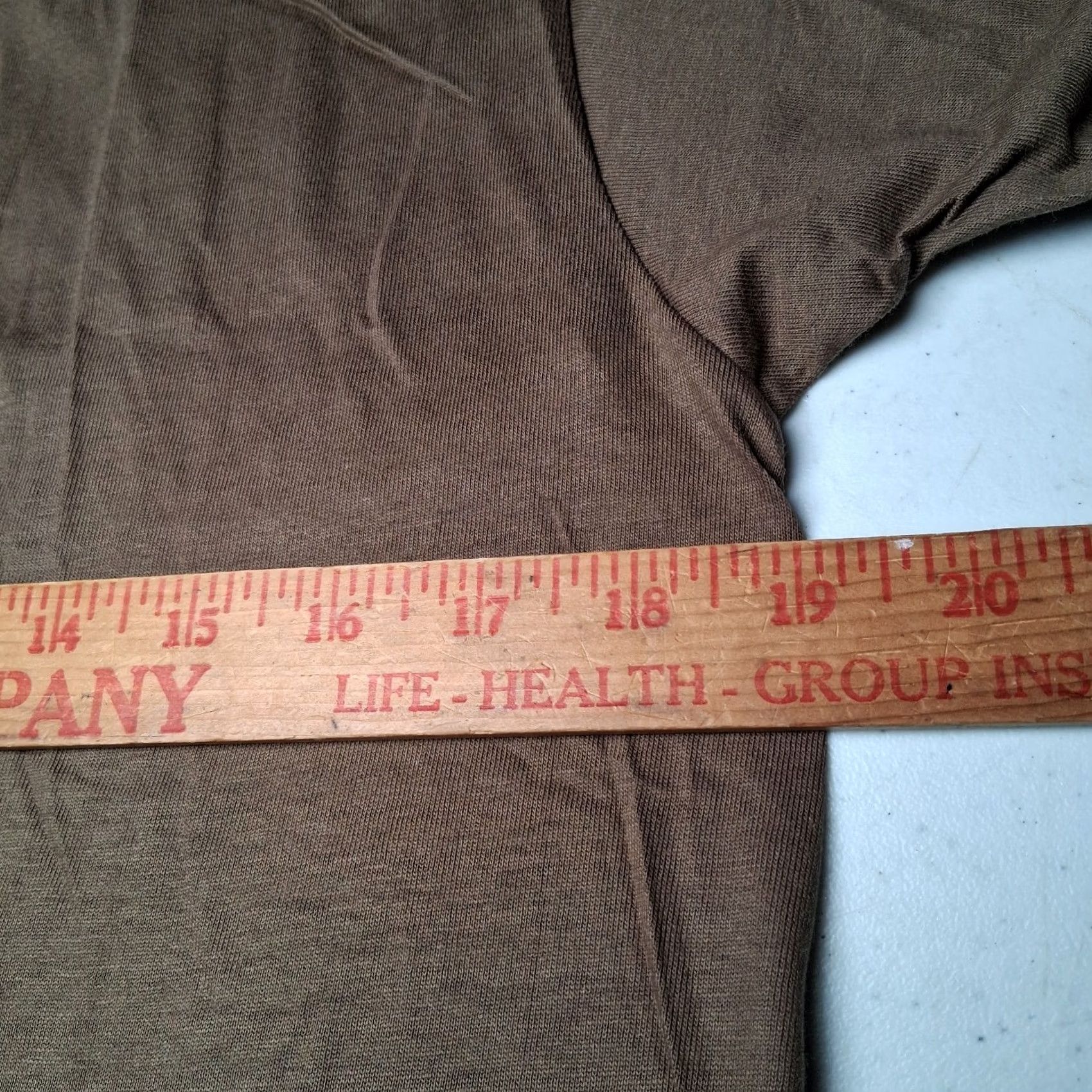Fruit Of The Loom VINTAGE Fruit Of The Loom Single Stitch T Shirt Men M Army Green USA Size US M / EU 48-50 / 2 - 5 Thumbnail