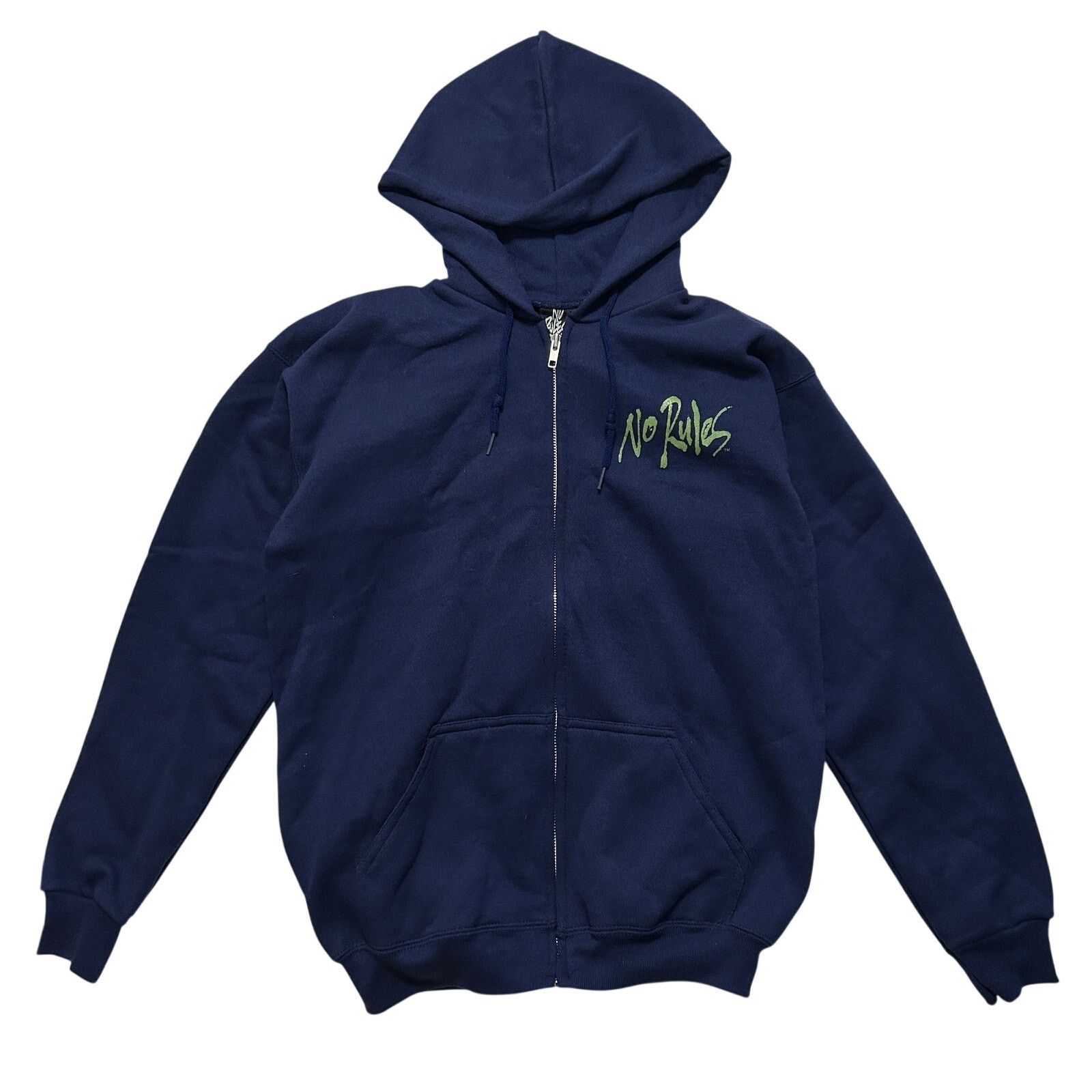 Other 90's No Rules Daily Grind Y2K Zip Up Hoodie Navy Blue XL Size US XL / EU 56 / 4 - 1 Thumbnail