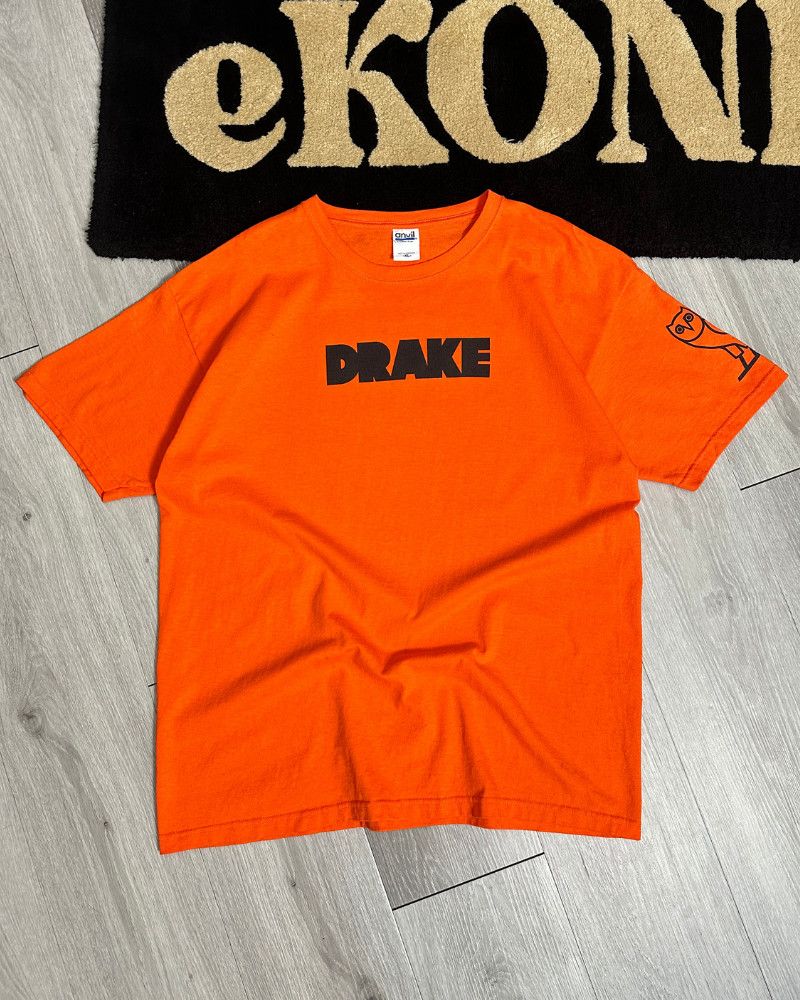 Band Tees × Drake × October's Very Own 2013 Drake OVO Video Would You Like A Tour Orange T-Shirt XL Size US XL / EU 56 / 4 - 1 Thumbnail