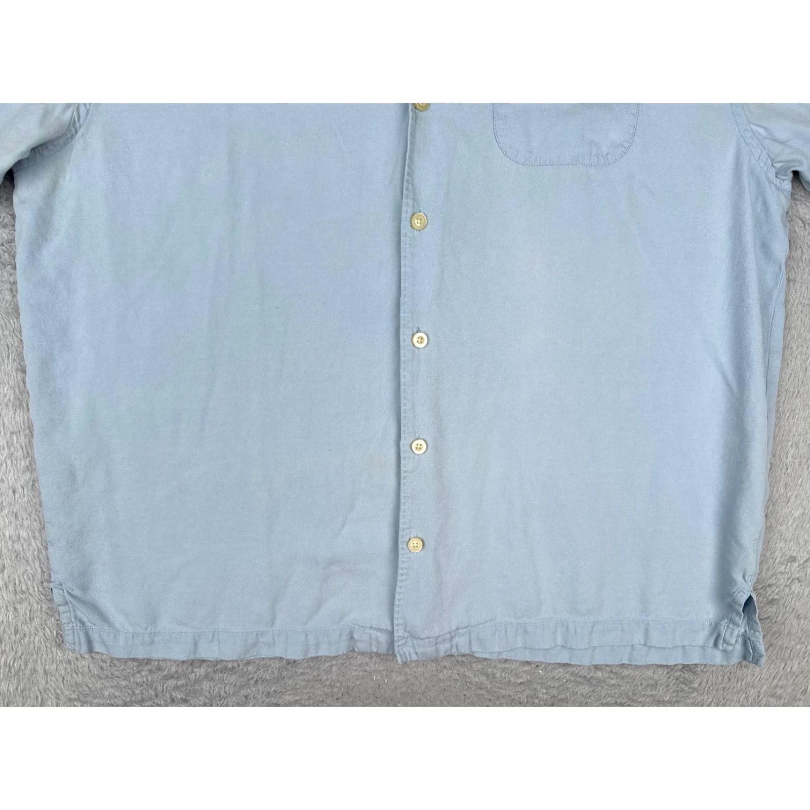 Tommy Bahama Tommy Bahama Shirt Men Extra Large Blue 100% Silk Button Up Camp Pocket Size US XL / EU 56 / 4 - 5 Thumbnail