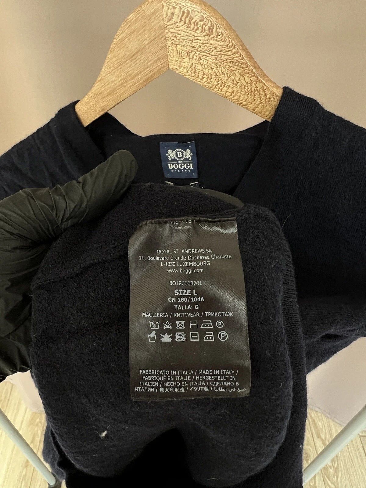 Boggi Boggi Milano Wool Vest Womens Size M/L Navy Blue Sleeveless Size L / US 10 / IT 46 - 8 Thumbnail
