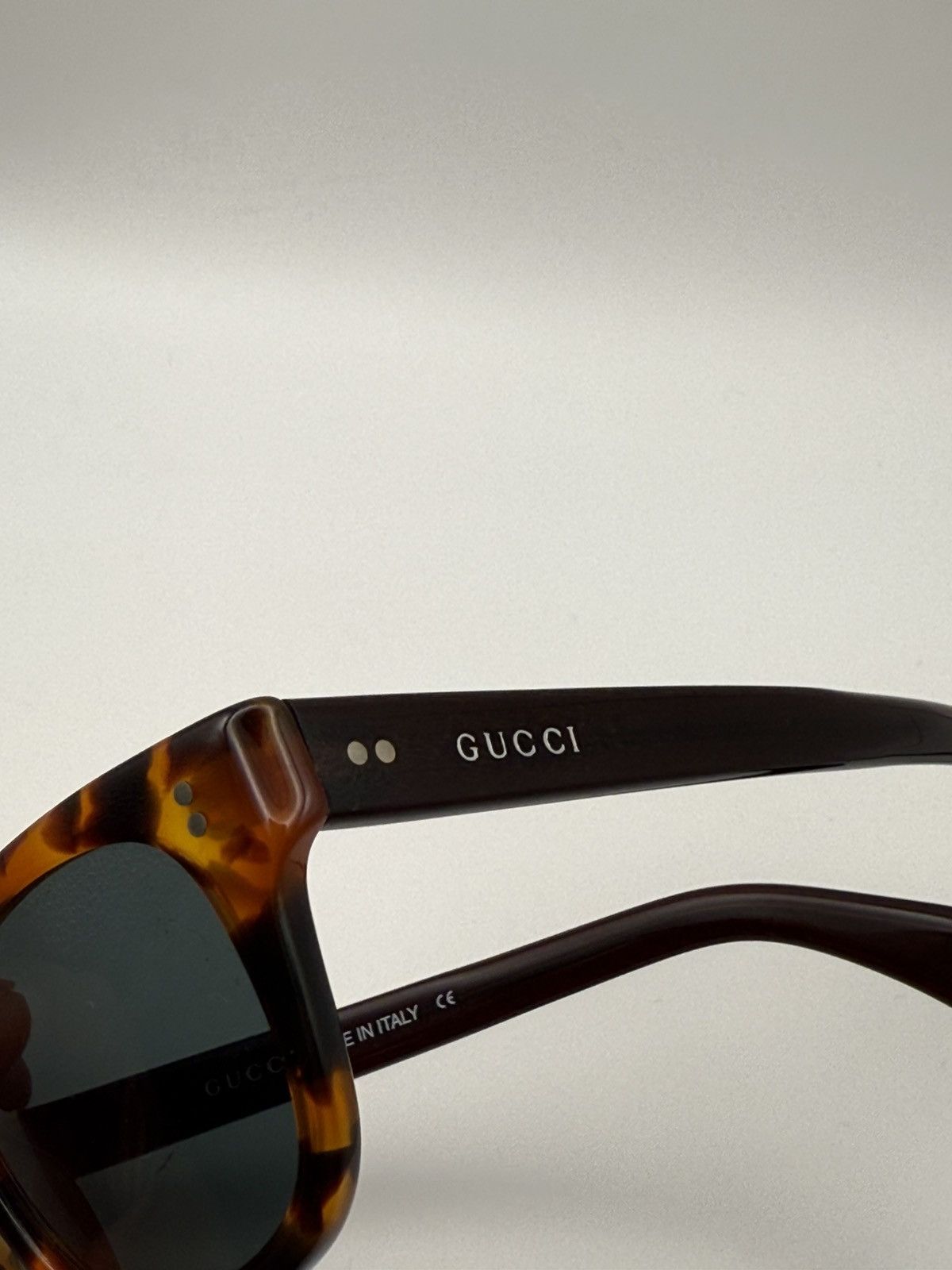 Gucci Gucci Tortoise Shell Sunglasses Size ONE SIZE - 4 Thumbnail