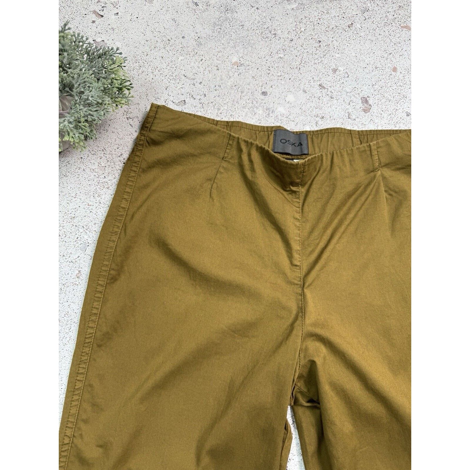 Oska Women’s Trousers Pants Avant Garde Size 3 Beige Us 12