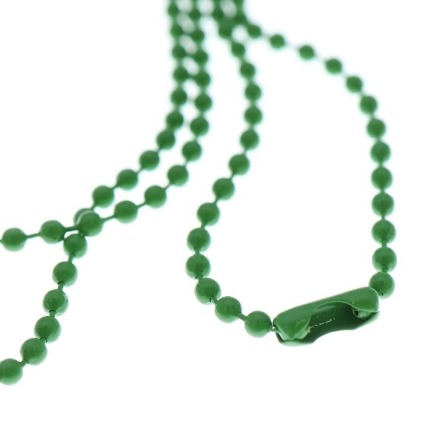 Chrome Hearts Chrome Hearts Rubber Cross Green Pendant Charm Necklace Size ONE SIZE - 5 Thumbnail