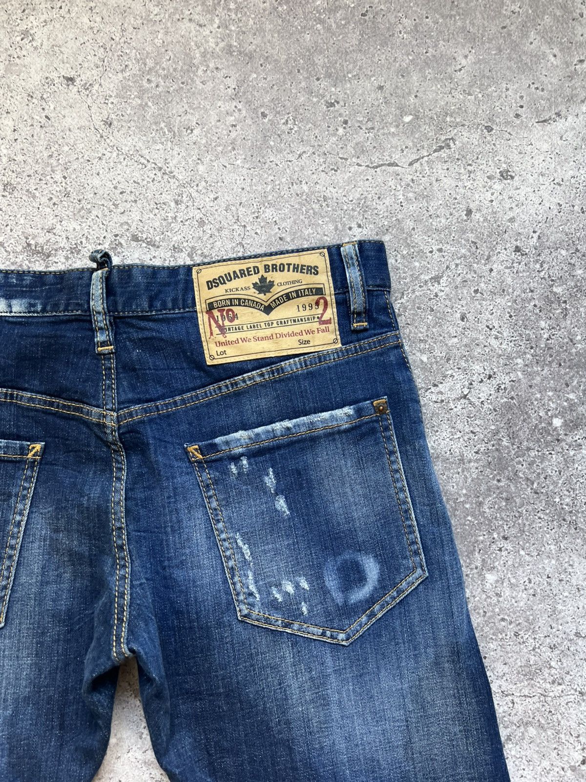 Dsquared2 Dsquared2 Men's Distressed Denim Sexy Twist Jeans Casual Size US 32 / EU 48 - 11 Thumbnail
