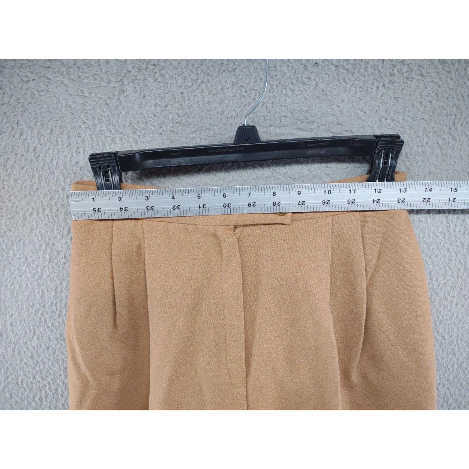 Vintage VTG JH Collectibles Wool Women's Pleated Union Made Dress Pants Measure 26x27 Size 34" / US 12 / IT 48 - 5 Thumbnail