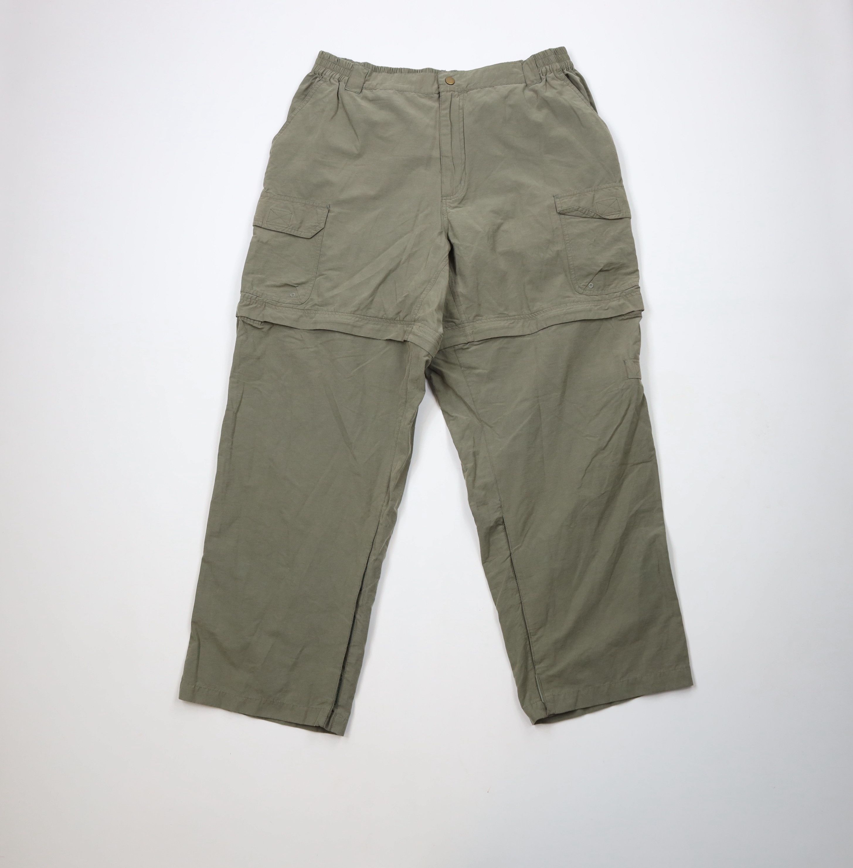 Vintage 90s Streetwear Wide Leg Cargo Pants Shorts