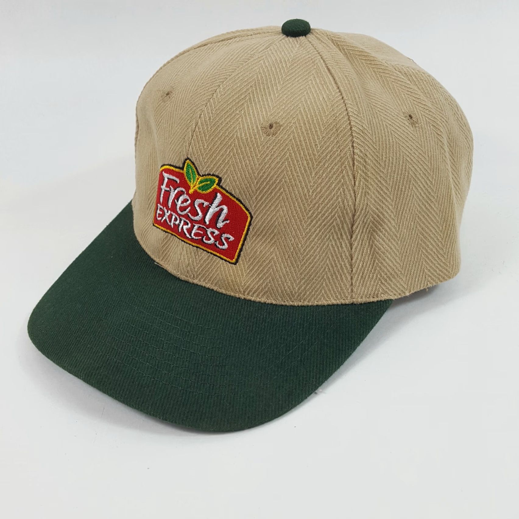Express VINTAGE 90s Headshot Green Vegetable Snapback Baseball Cap Hat Adjustable Men One Size Retro Sports Size ONE SIZE - 3 Thumbnail