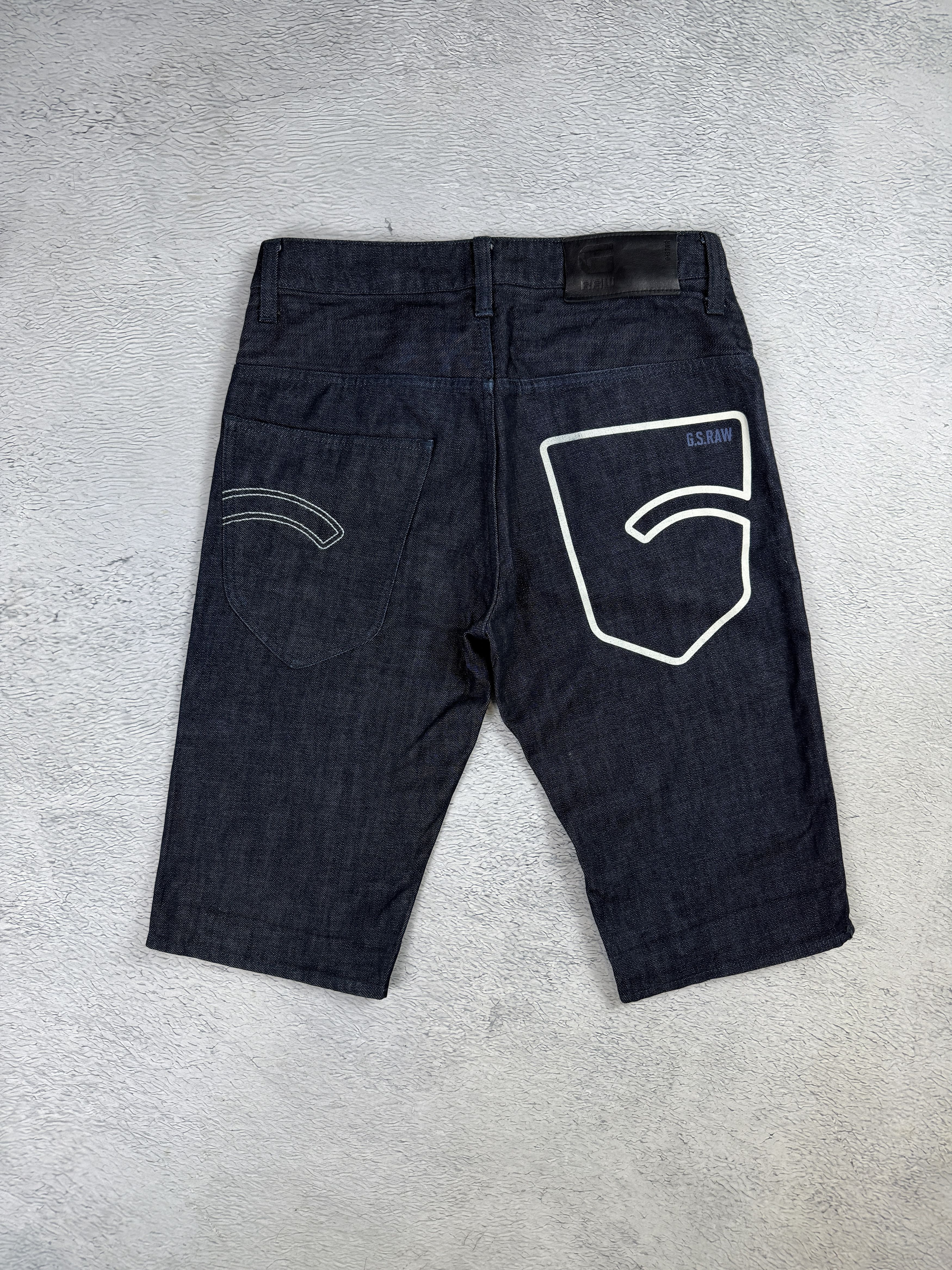 G-Star G-Star Raw Denim Shorts RS Morris Tapered 1/2 Blue Casual Size US 30 / EU 46 - 5 Thumbnail