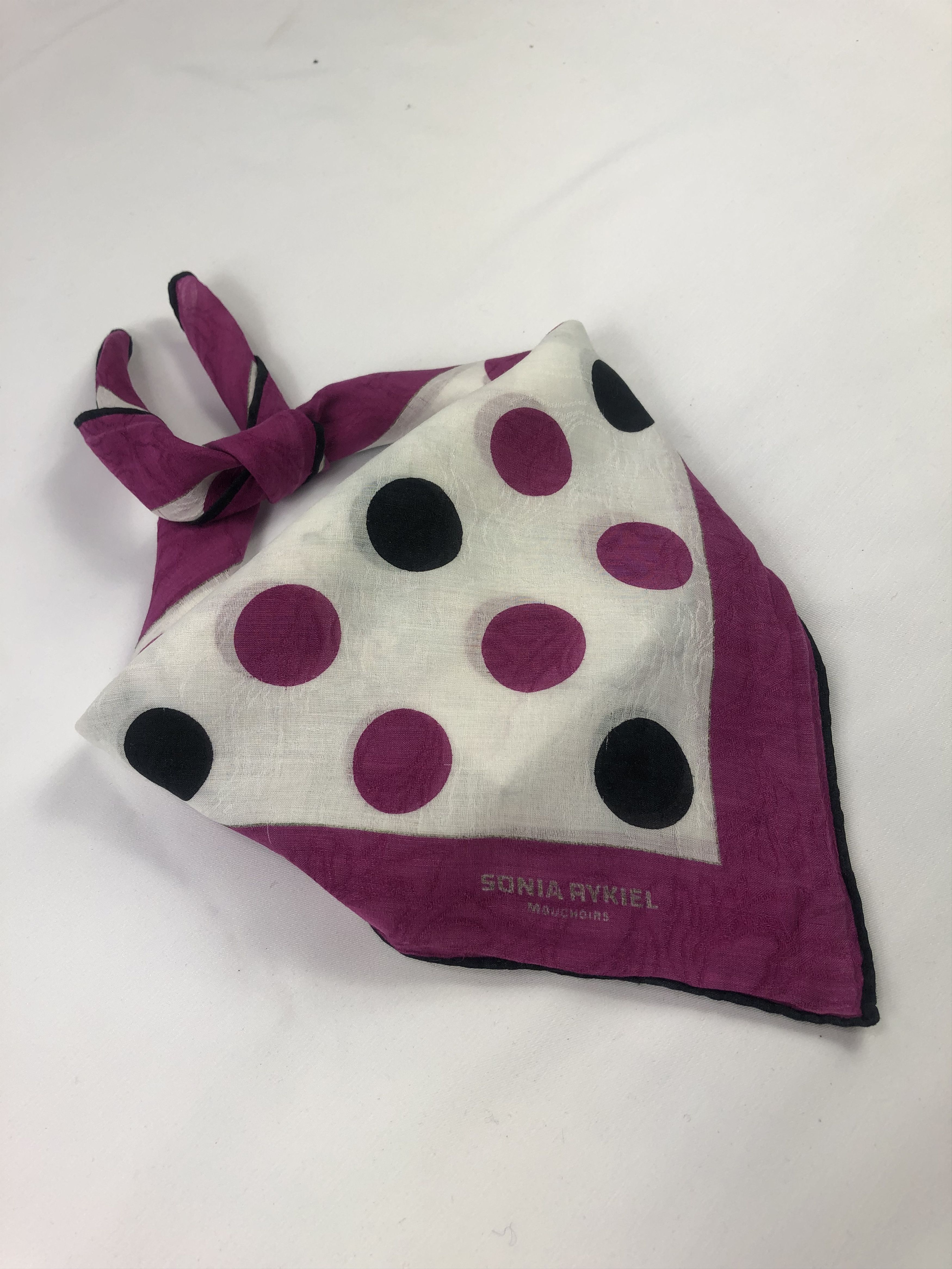 Sonia Rykiel × Vintage Sonia Rykiel Mouchoirs Handkerchief / Bandana / Neckerchief Size ONE SIZE - 2 Thumbnail