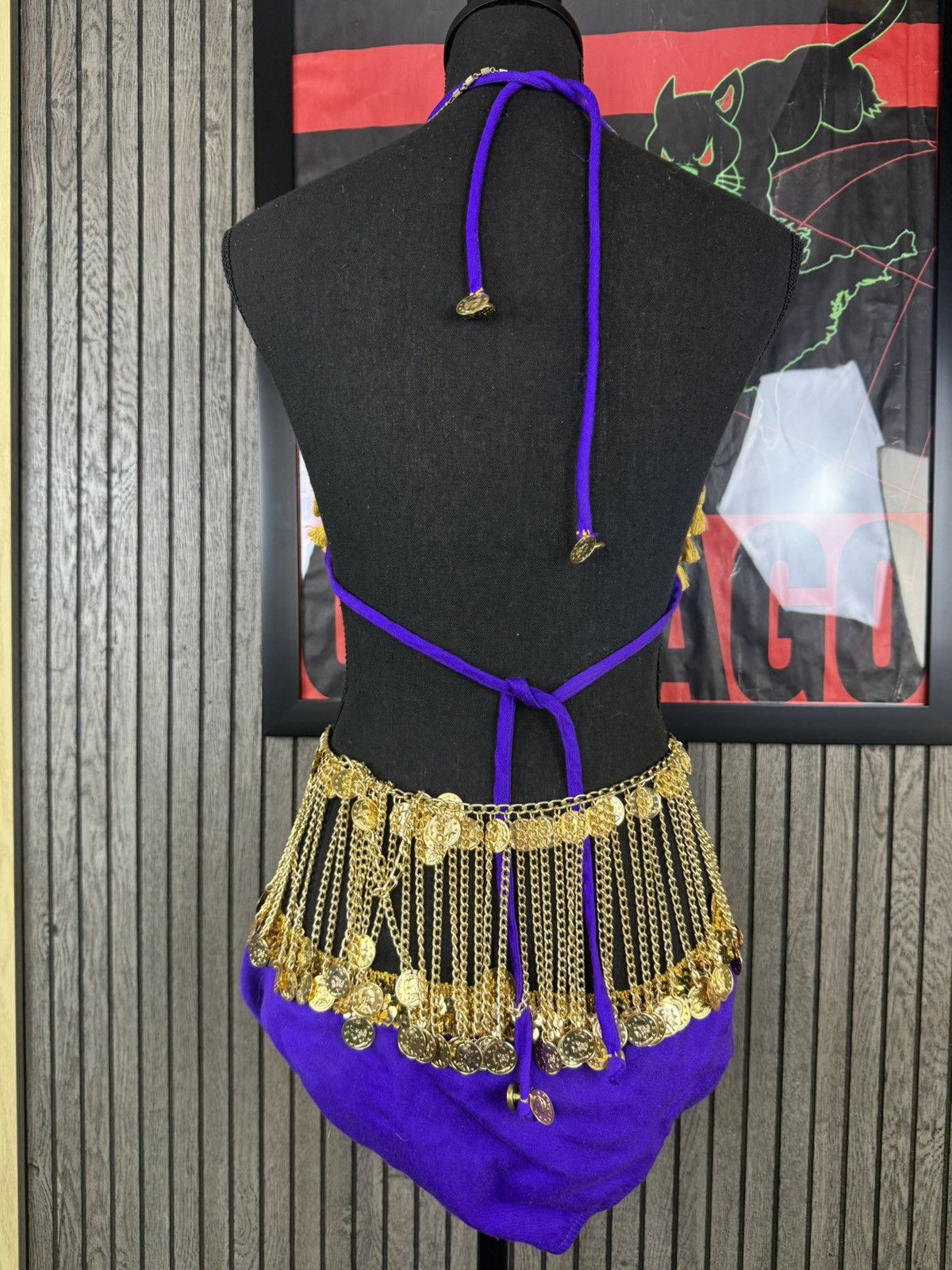 Vintage Vintage 1940s 3-piece Belly Dancer Size Small + Symbols Size ONE SIZE - 14 Thumbnail