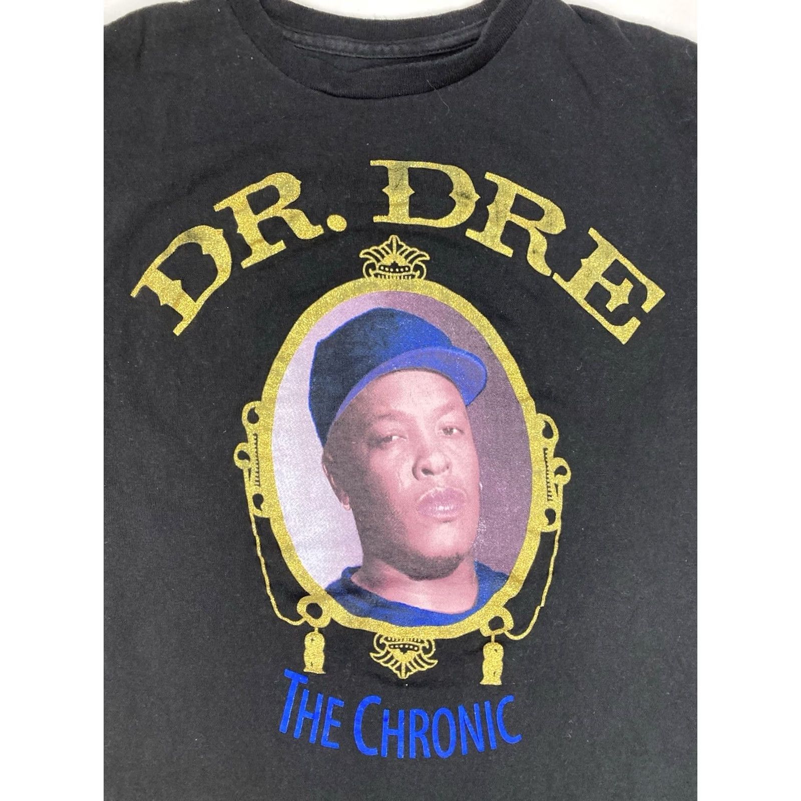 Vintage VINTAGE Death Row Records Dr Dre The Chronic T-Shirt Women Small Black Crew Neck Short Sleeve Pullover Casual Hip Hop Music 90s G Size S / US 4 / IT 40 - 2 Thumbnail