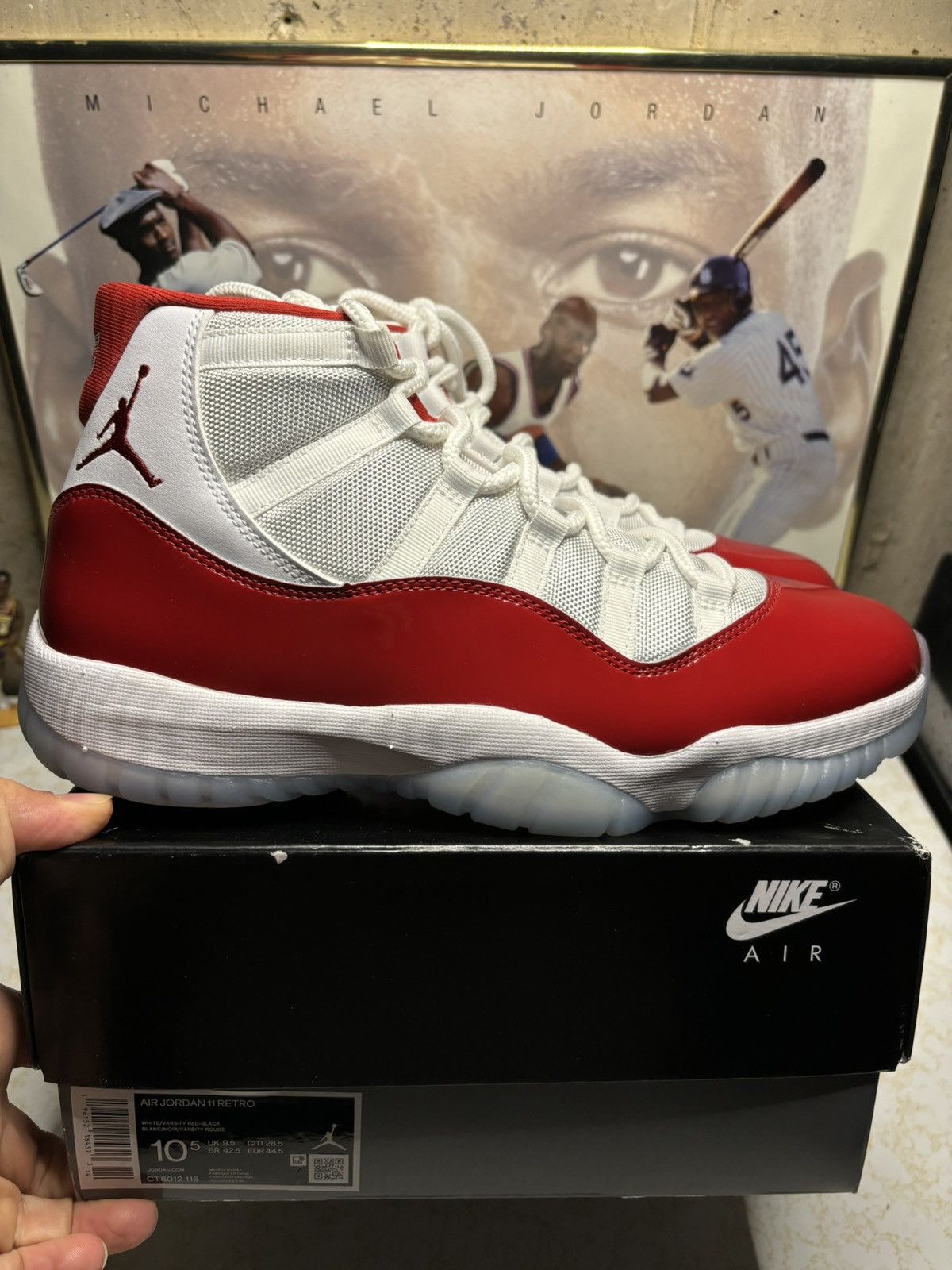 Jordan Brand Air Jordan 11 Retro Cherry Size US 10.5 / EU 43-44 - 1 Thumbnail