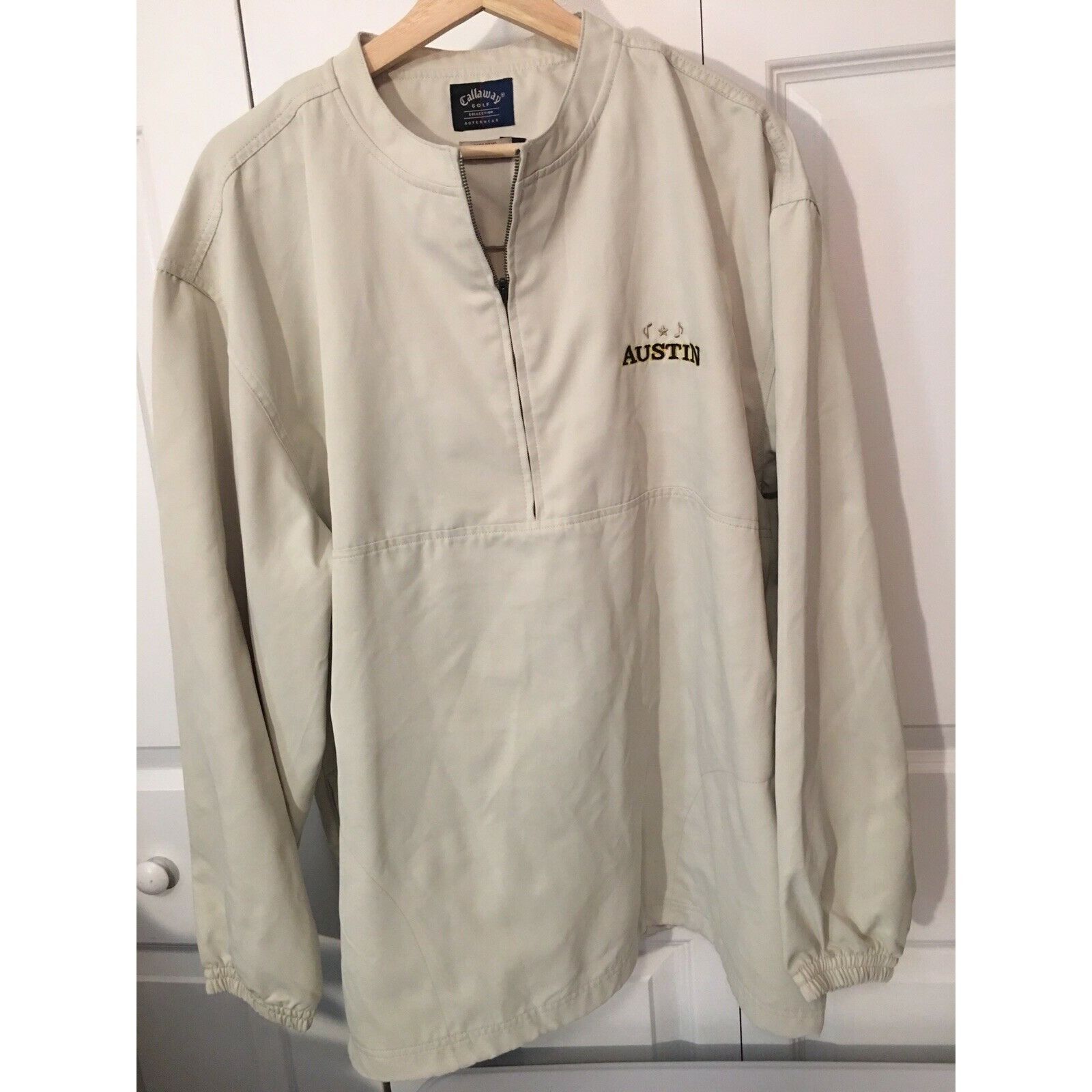 Callaway Callaway Golf Collection Khaki 1/2 Zip Windbreaker Jacket Sh Size US XL / EU 56 / 4 - 3 Thumbnail