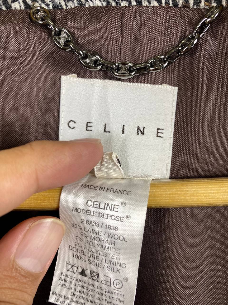 Celine celine modele depose wool jacket very nice design Size US M / EU 48-50 / 2 - 9 Thumbnail