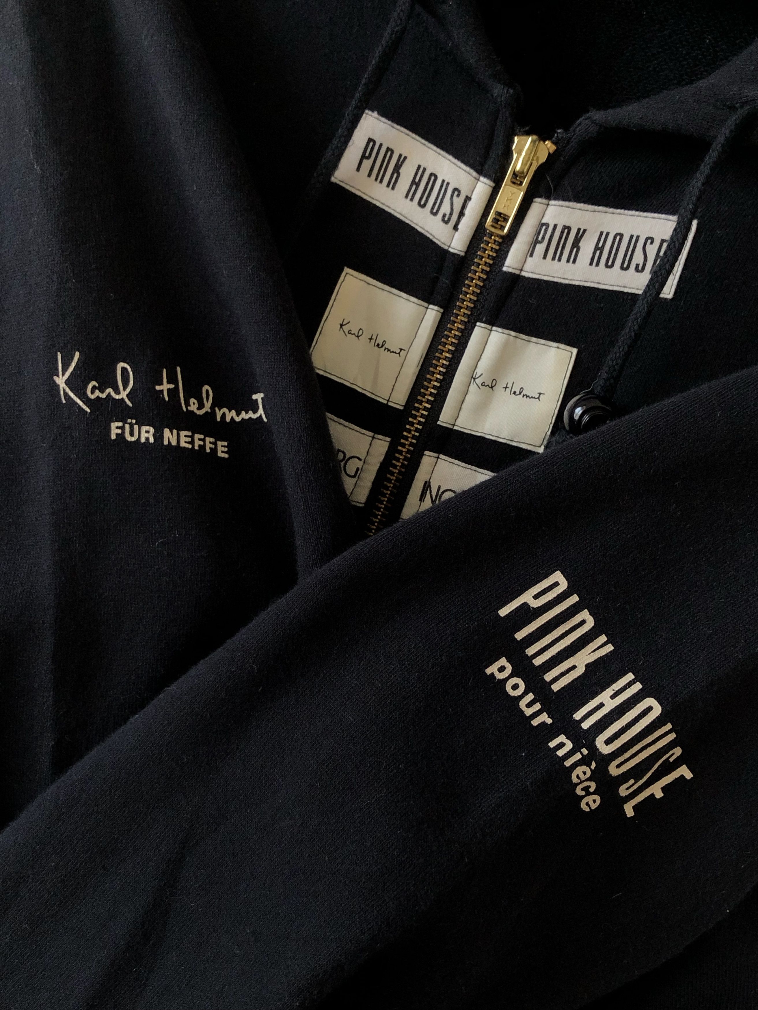 Karl Helmut × Pink House RARE🔥PINK HOUSE X KARL HELMUT ZIPPER HOODIE Size US XL / EU 56 / 4 - 7 Thumbnail