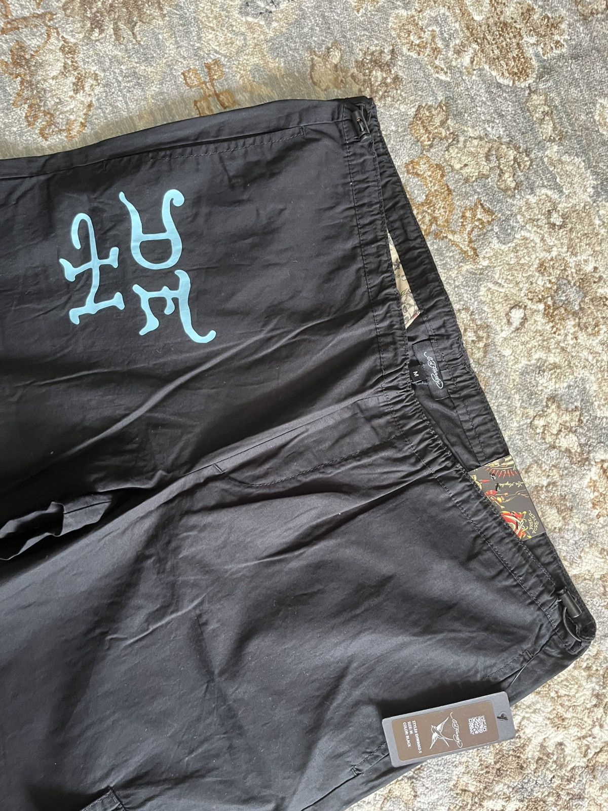 Ed Hardy GRAPHIC BAGGY NYLON ED HARDY SWEATS Size US 32 / EU 48 - 4 Thumbnail