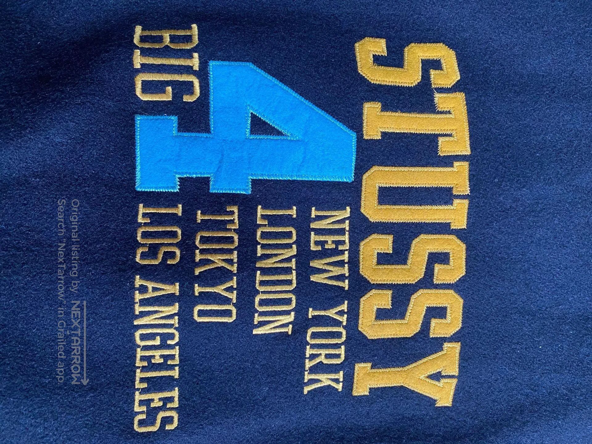 Stussy stussy big 4 vintage baseball jacket. Size US L / EU 52-54 / 3 - 5 Thumbnail